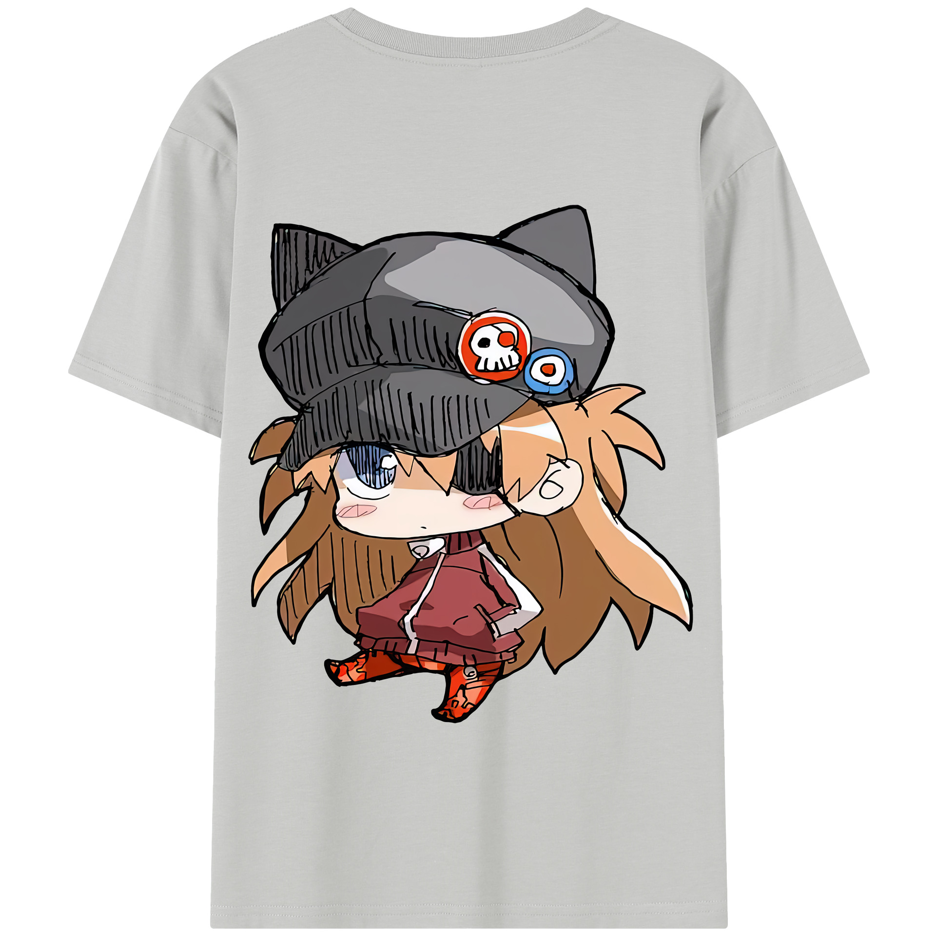 （画像用） EVA 新世紀エヴァンゲリオン 綿100％半袖Tシャツ（背面プリント）