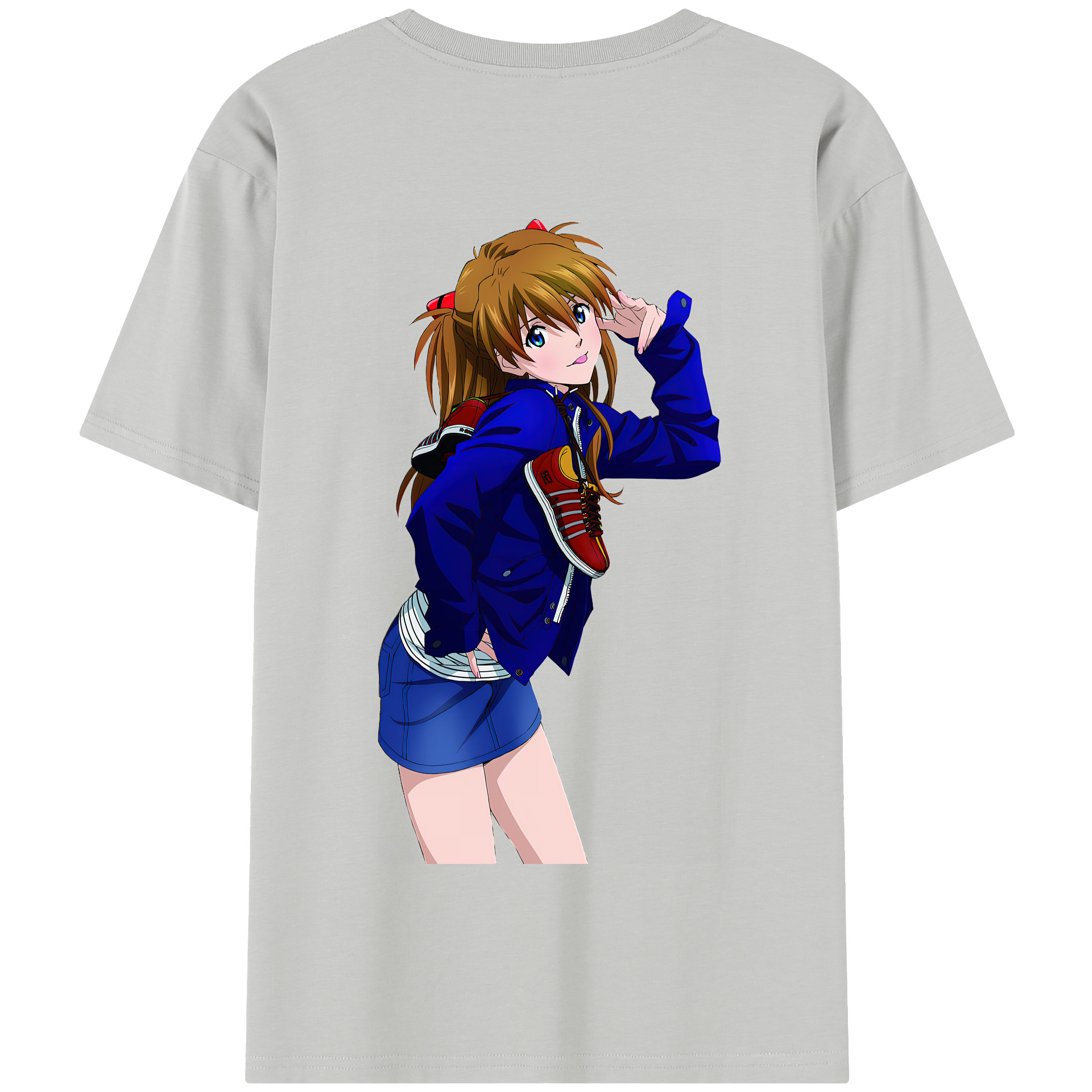 （画像用） EVA 新世紀エヴァンゲリオン 綿100％半袖Tシャツ（背面プリント）