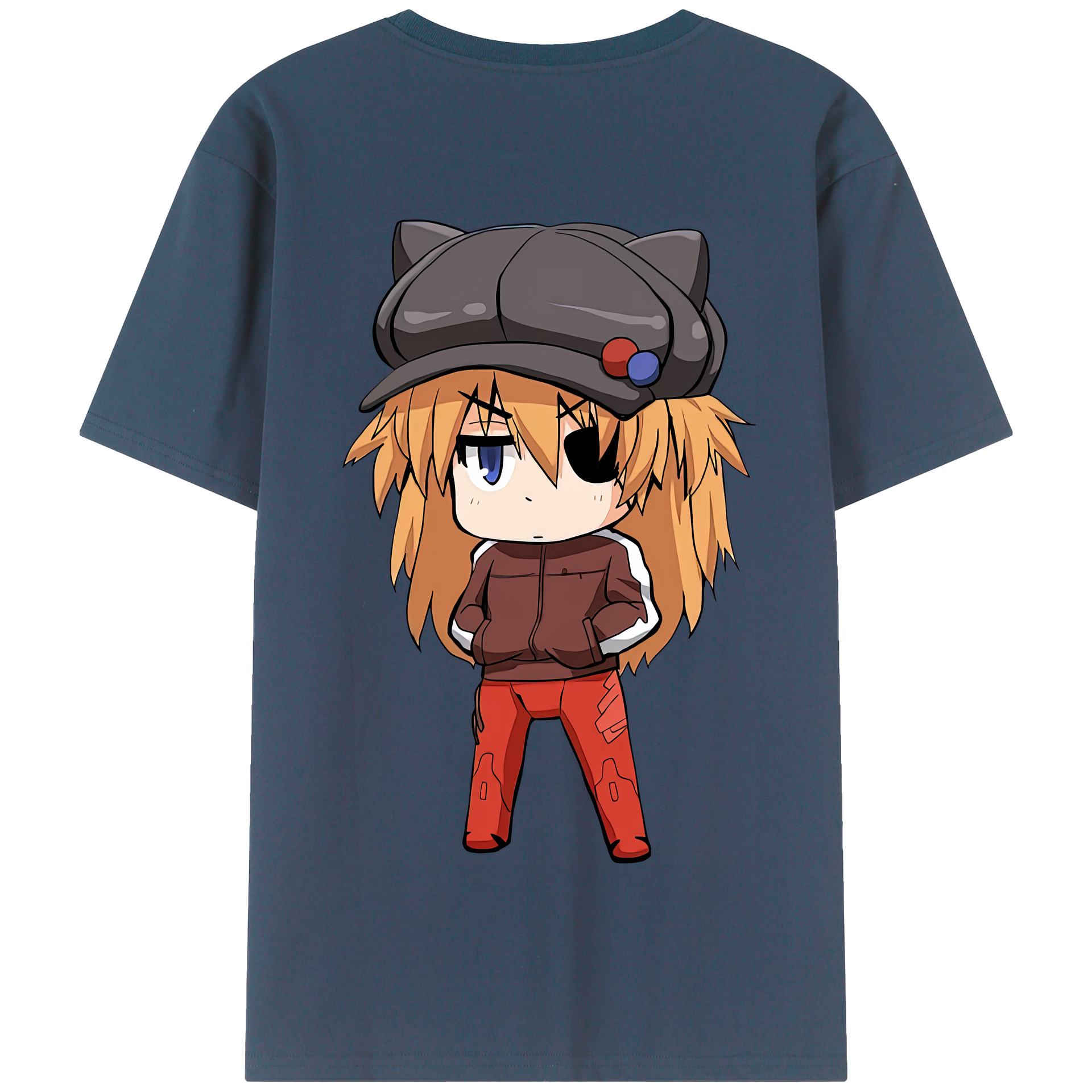 （画像用） EVA 新世紀エヴァンゲリオン 綿100％半袖Tシャツ（背面プリント）