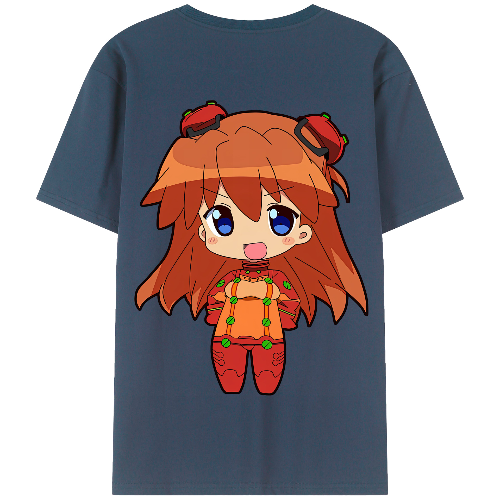 （画像用） EVA 新世紀エヴァンゲリオン 綿100％半袖Tシャツ（背面プリント）