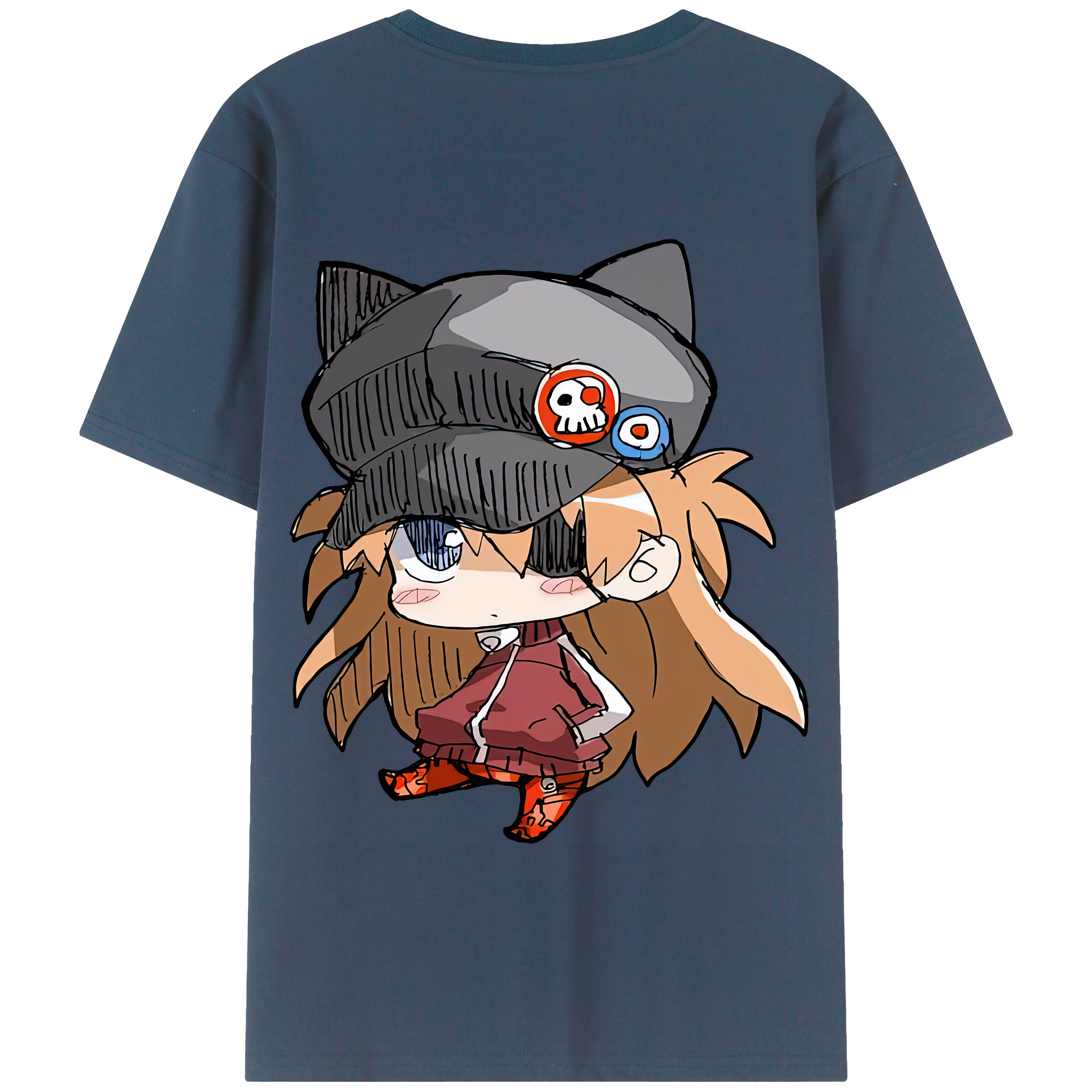 （画像用） EVA 新世紀エヴァンゲリオン 綿100％半袖Tシャツ（背面プリント）