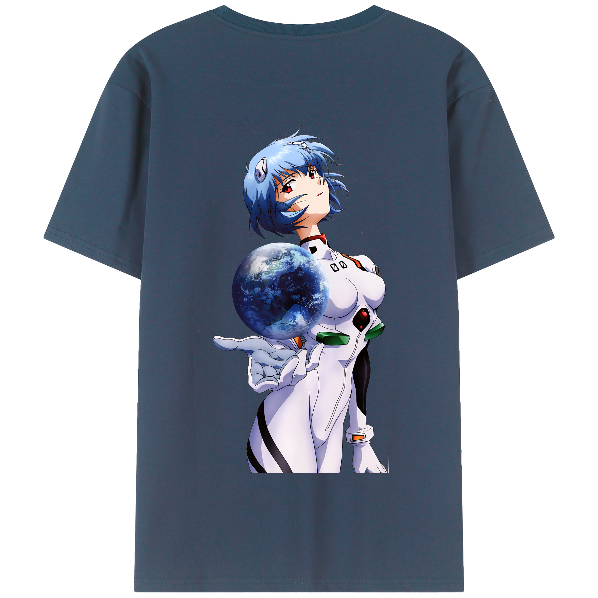 （画像用） EVA 新世紀エヴァンゲリオン 綿100％半袖Tシャツ（背面プリント）