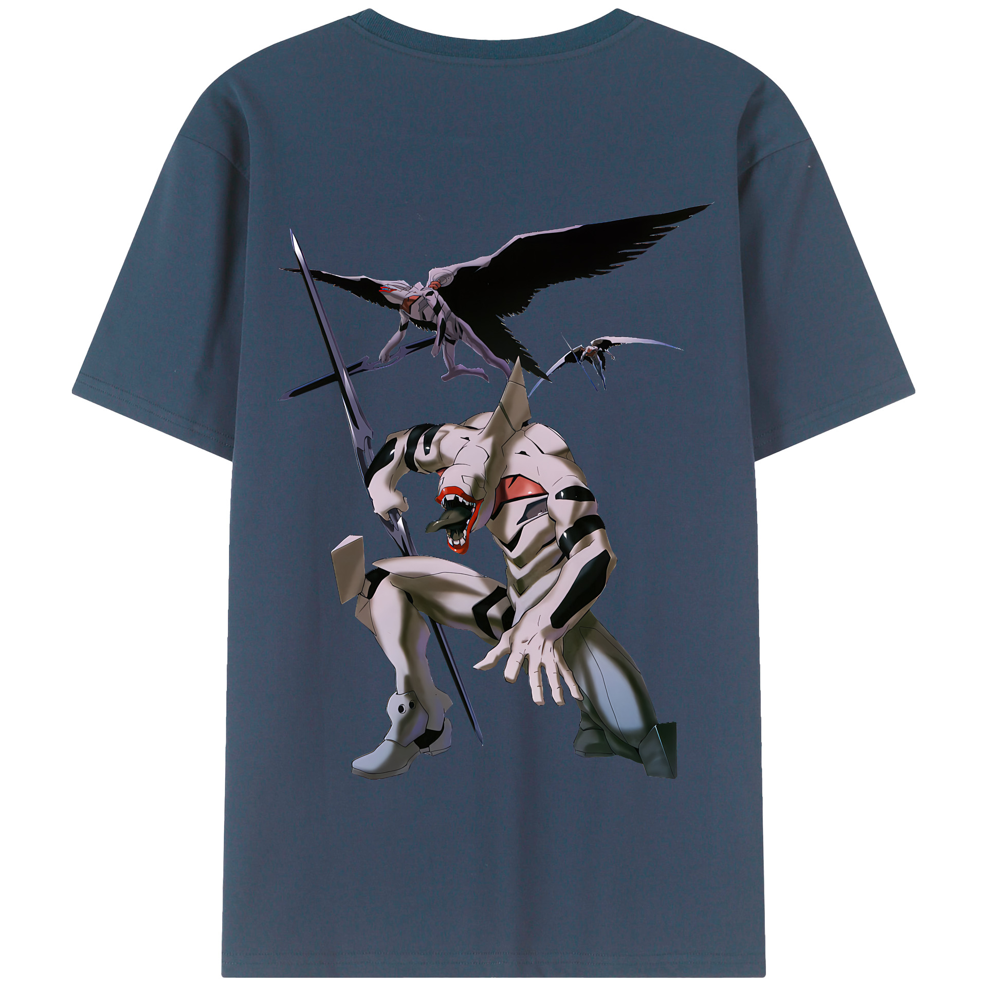 （画像用） EVA 新世紀エヴァンゲリオン 綿100％半袖Tシャツ（背面プリント）