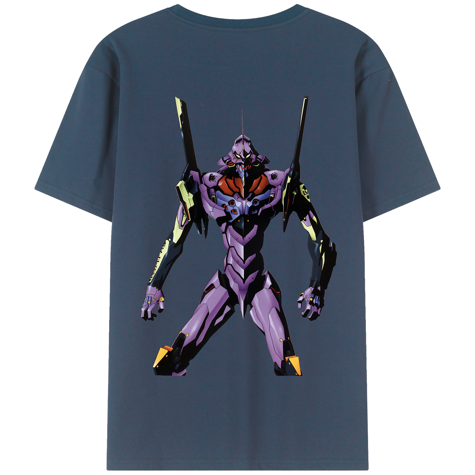 （画像用） EVA 新世紀エヴァンゲリオン 綿100％半袖Tシャツ（背面プリント）