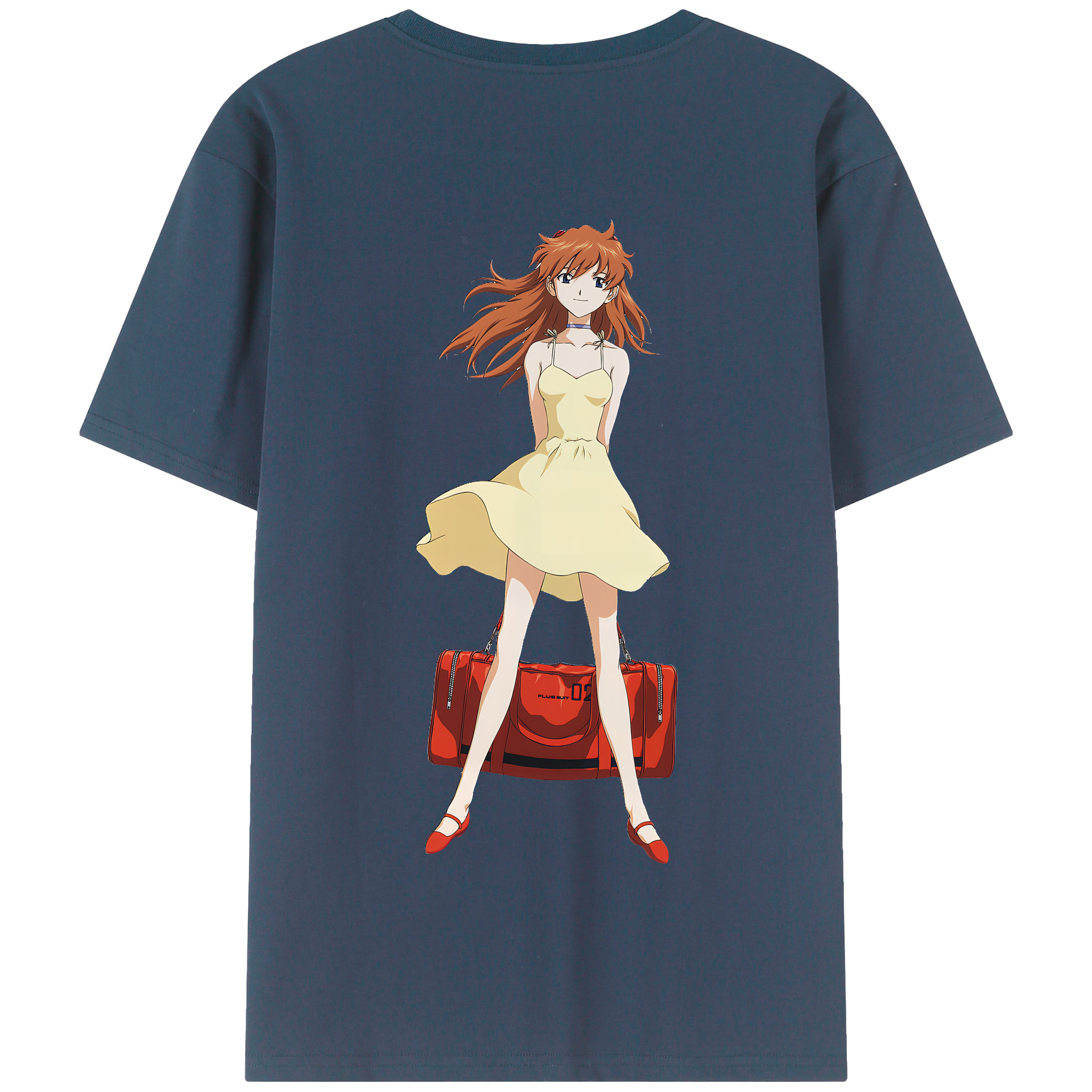 （画像用） EVA 新世紀エヴァンゲリオン 綿100％半袖Tシャツ（背面プリント）