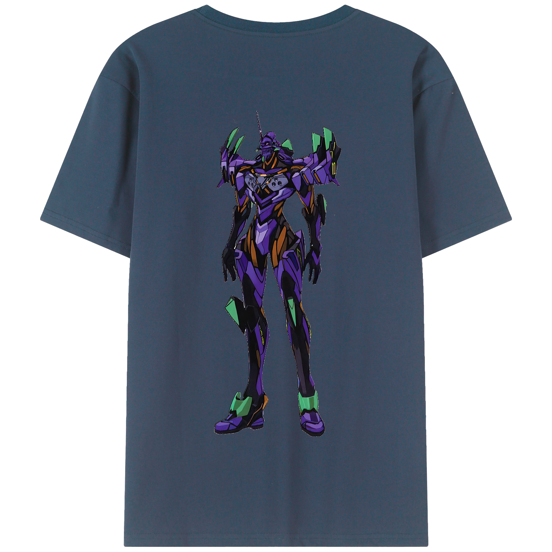 （画像用） EVA 新世紀エヴァンゲリオン 綿100％半袖Tシャツ（背面プリント）
