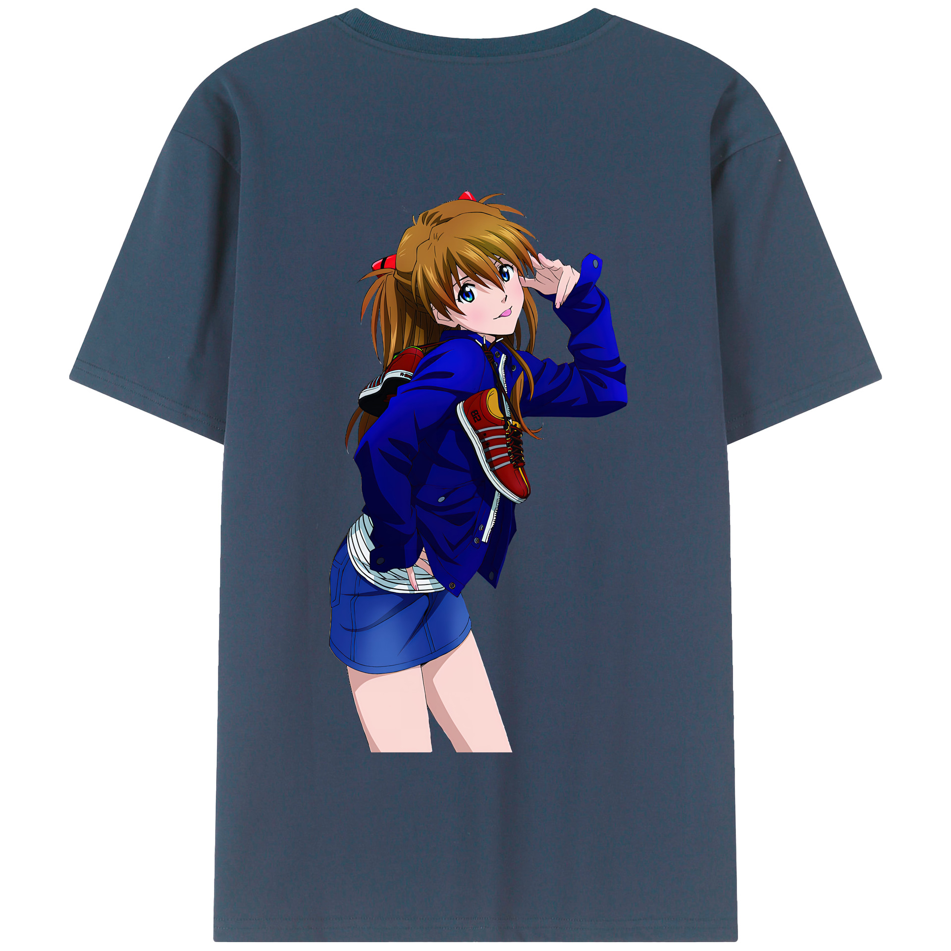 （画像用） EVA 新世紀エヴァンゲリオン 綿100％半袖Tシャツ（背面プリント）