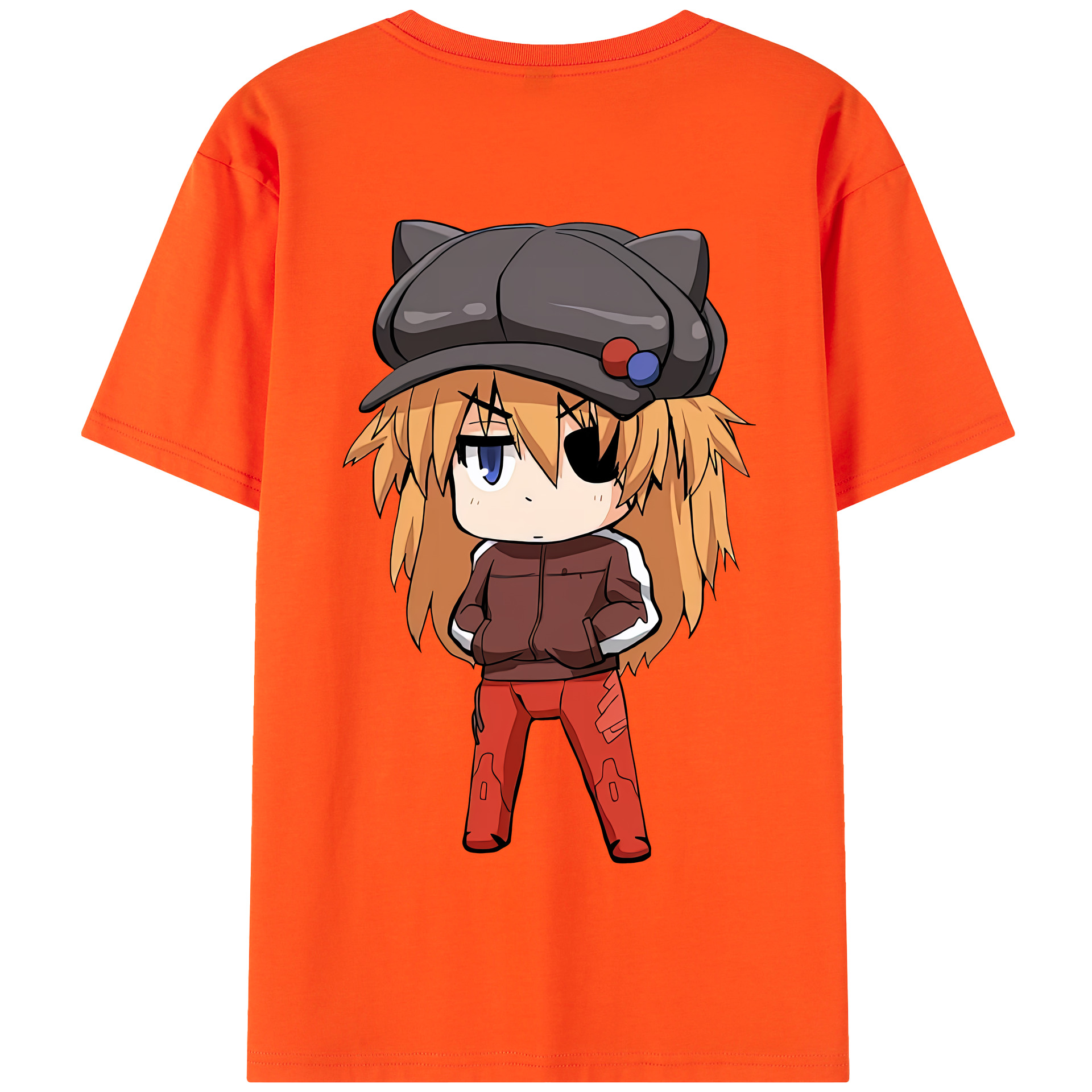 （画像用） EVA 新世紀エヴァンゲリオン 綿100％半袖Tシャツ（背面プリント）