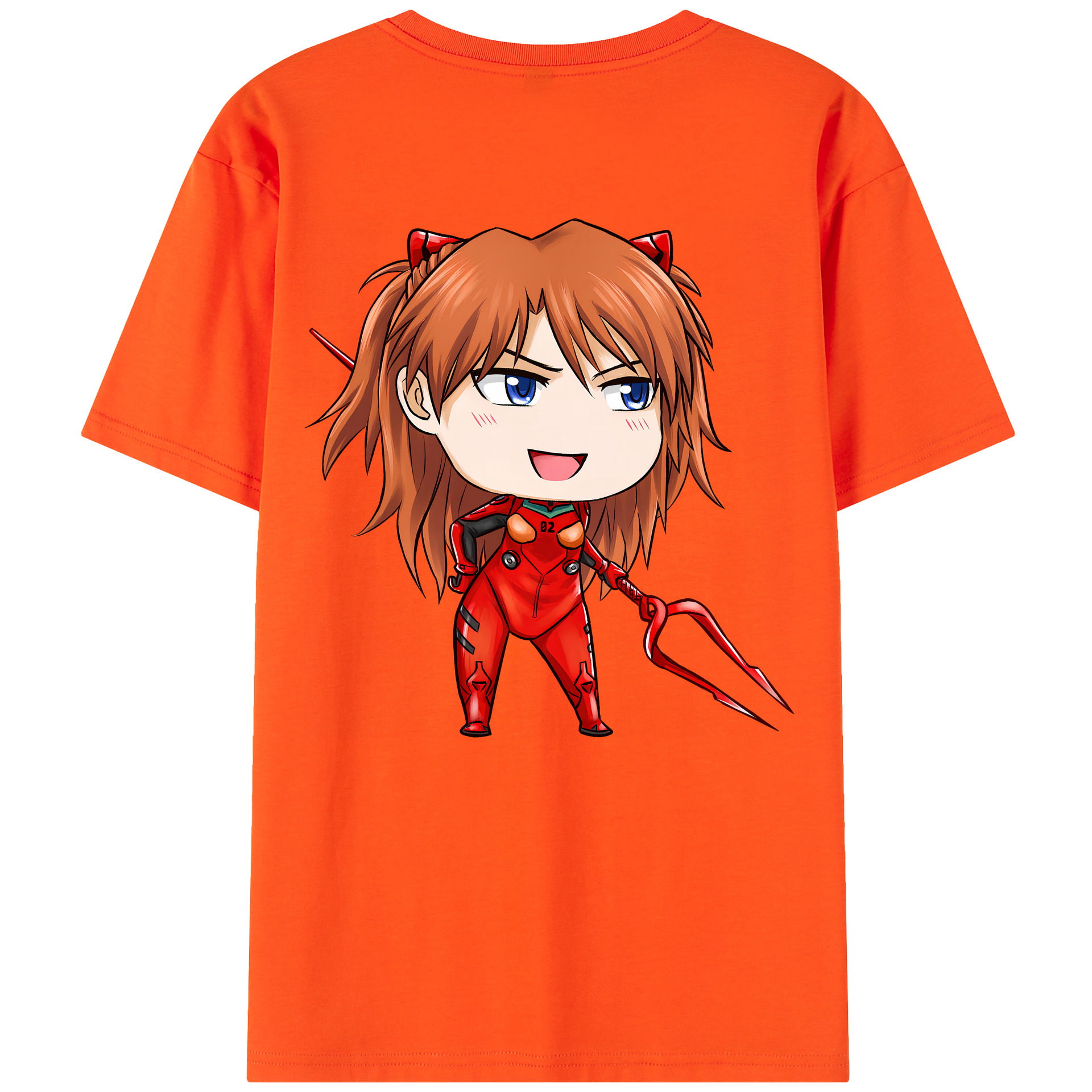 （画像用） EVA 新世紀エヴァンゲリオン 綿100％半袖Tシャツ（背面プリント）