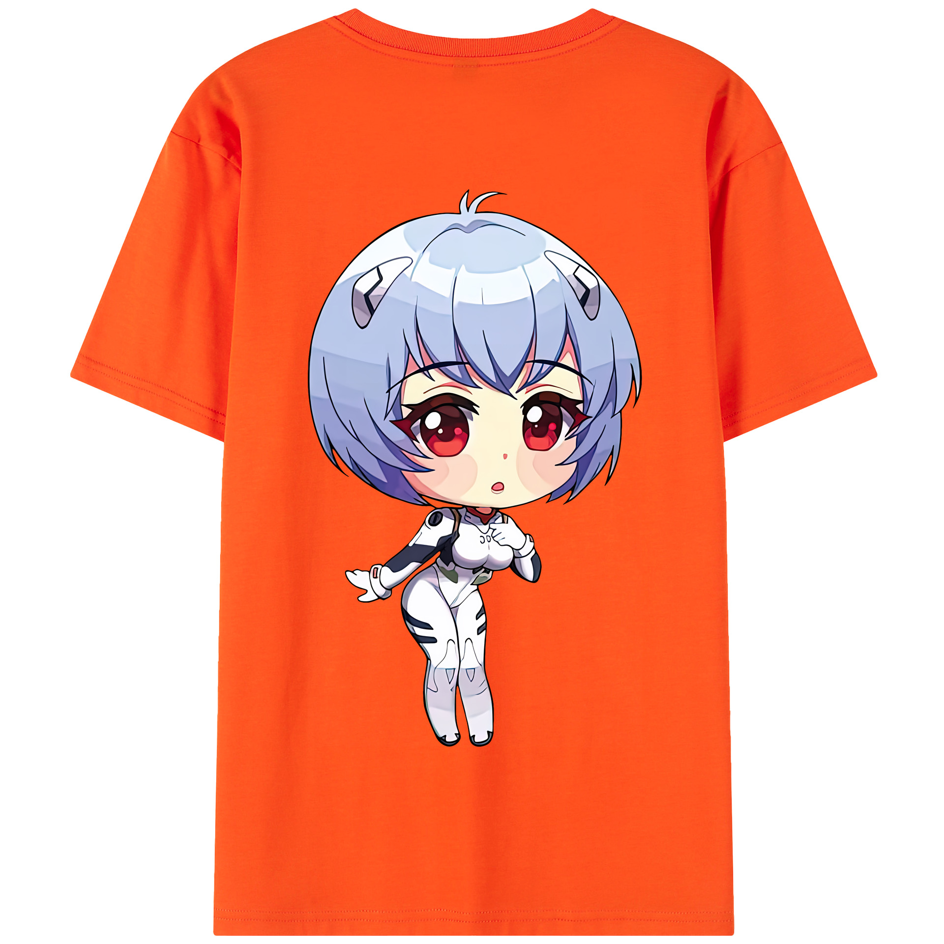 （画像用） EVA 新世紀エヴァンゲリオン 綿100％半袖Tシャツ（背面プリント）