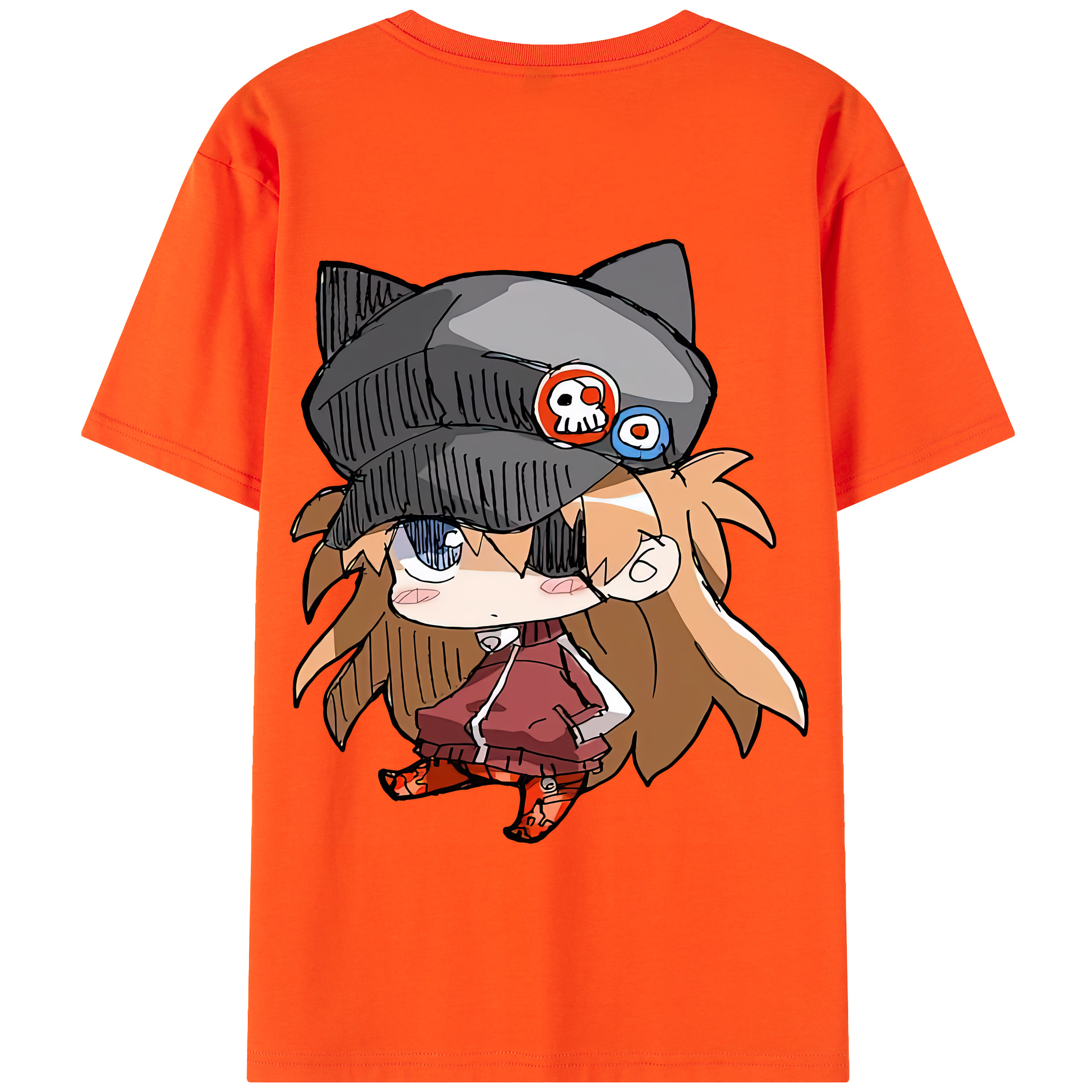（画像用） EVA 新世紀エヴァンゲリオン 綿100％半袖Tシャツ（背面プリント）