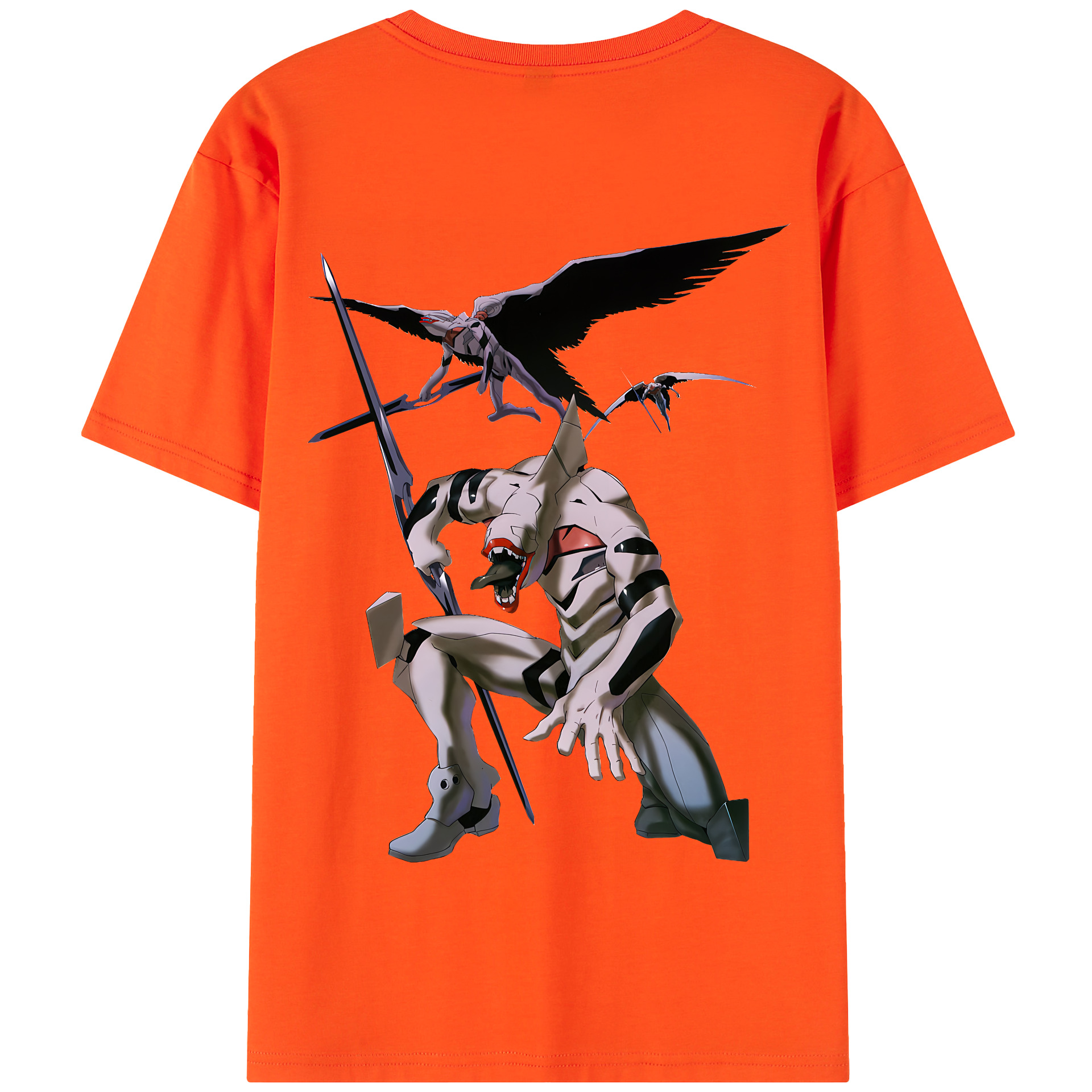 （画像用） EVA 新世紀エヴァンゲリオン 綿100％半袖Tシャツ（背面プリント）