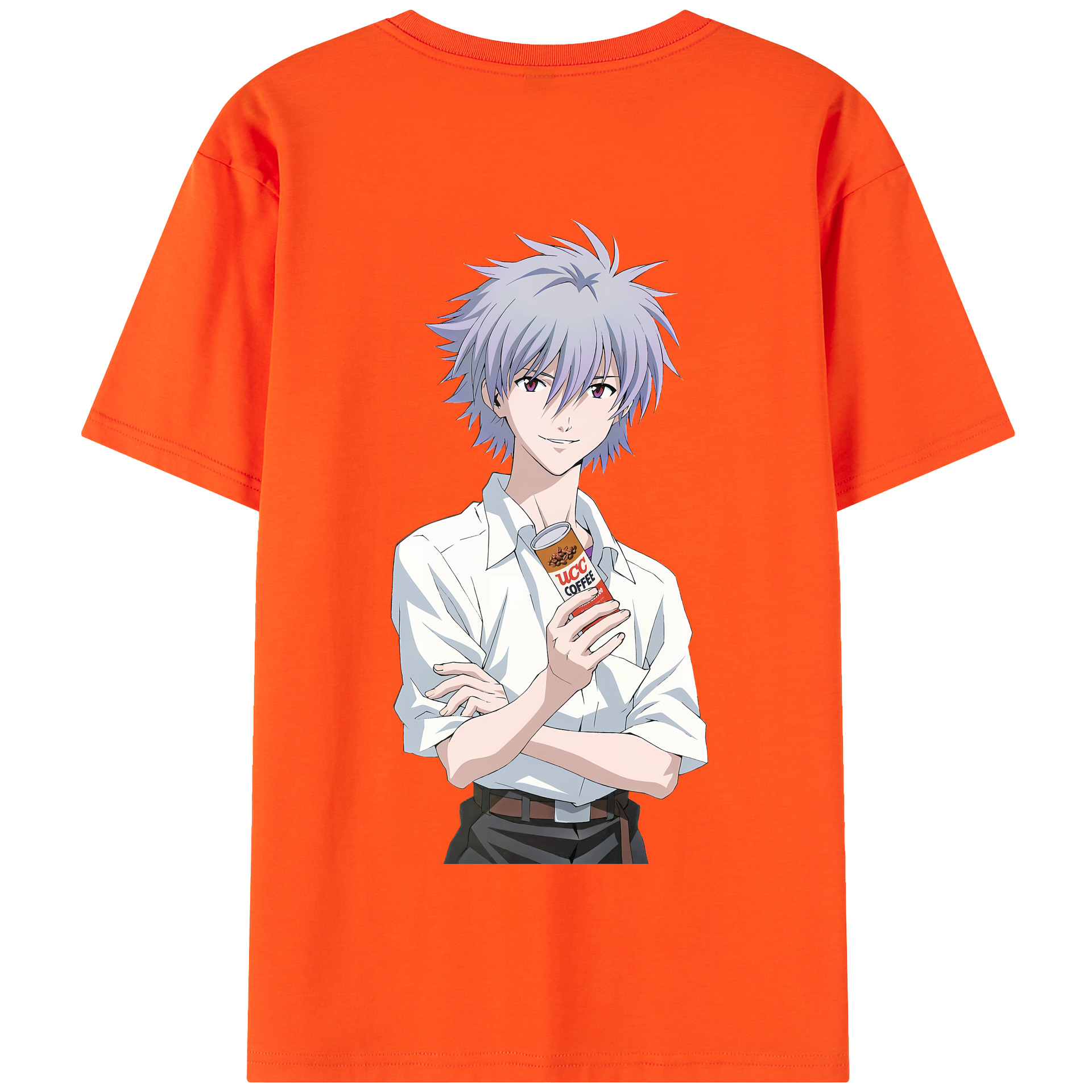 （画像用） EVA 新世紀エヴァンゲリオン 綿100％半袖Tシャツ（背面プリント）
