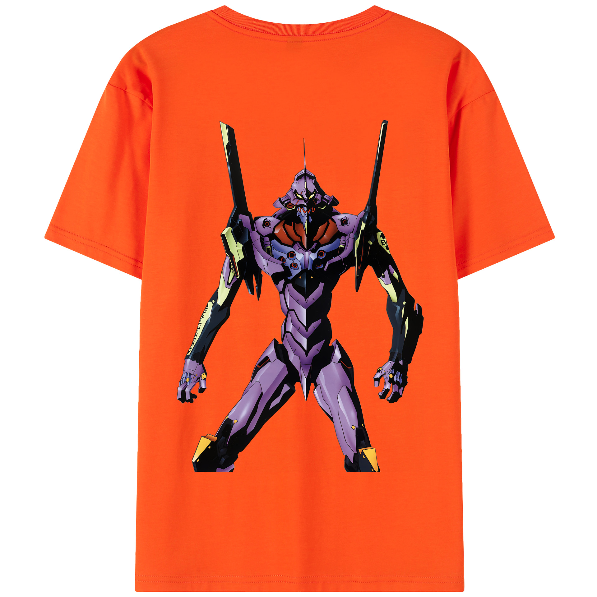 （画像用） EVA 新世紀エヴァンゲリオン 綿100％半袖Tシャツ（背面プリント）