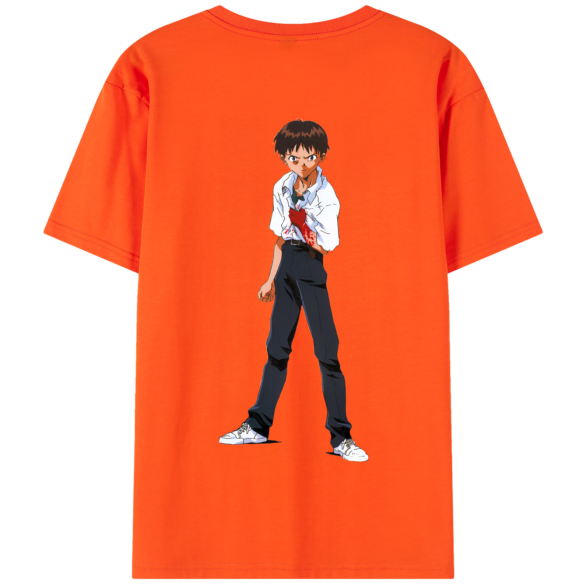 （画像用） EVA 新世紀エヴァンゲリオン 綿100％半袖Tシャツ（背面プリント）