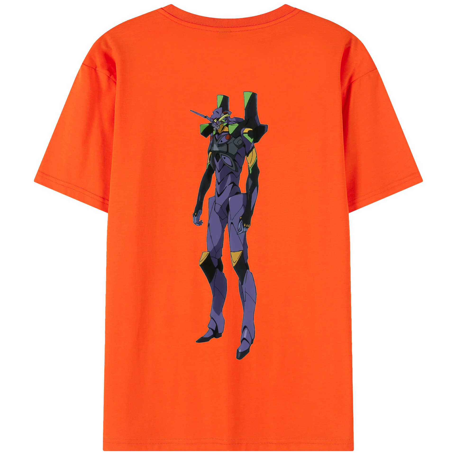 （画像用） EVA 新世紀エヴァンゲリオン 綿100％半袖Tシャツ（背面プリント）