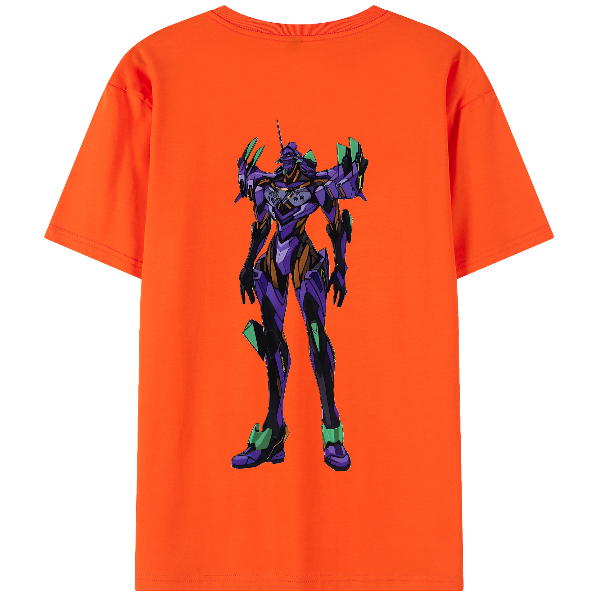 （画像用） EVA 新世紀エヴァンゲリオン 綿100％半袖Tシャツ（背面プリント）