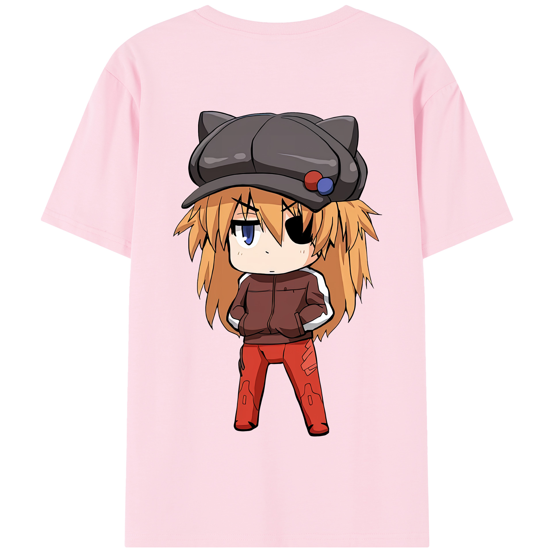 （画像用） EVA 新世紀エヴァンゲリオン 綿100％半袖Tシャツ（背面プリント）