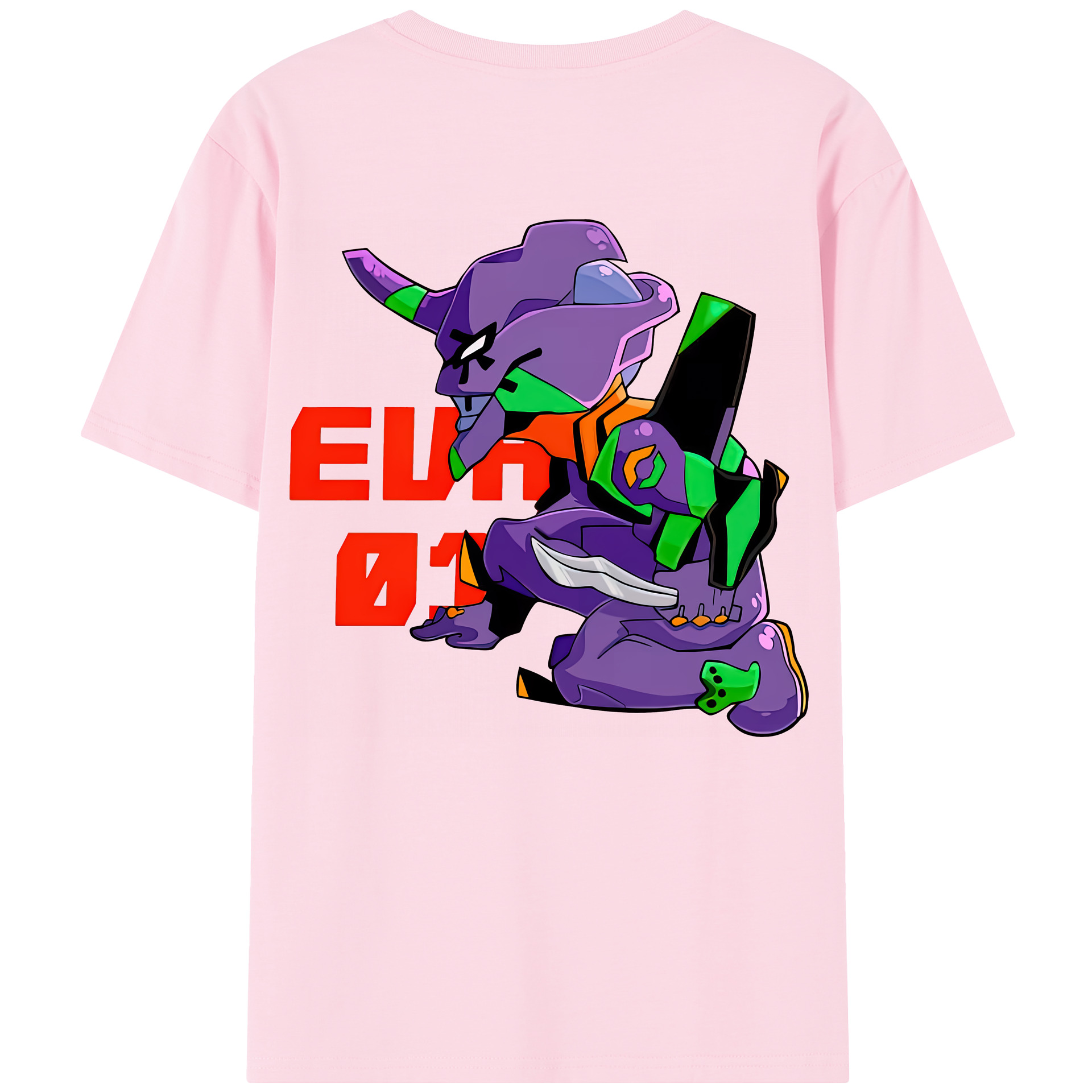 （画像用） EVA 新世紀エヴァンゲリオン 綿100％半袖Tシャツ（背面プリント）