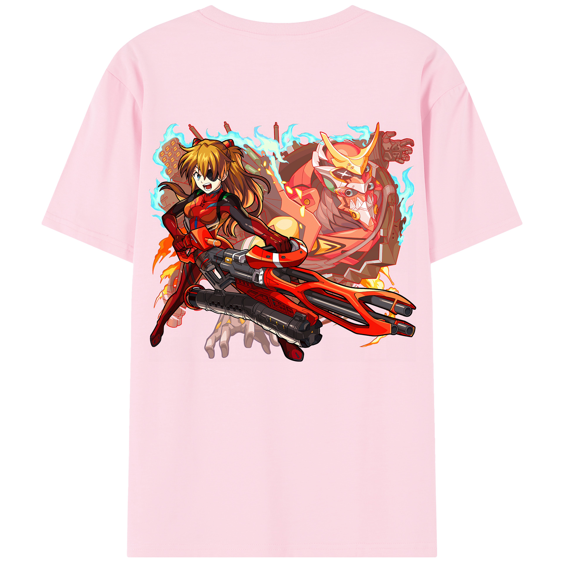 （画像用） EVA 新世紀エヴァンゲリオン 綿100％半袖Tシャツ（背面プリント）