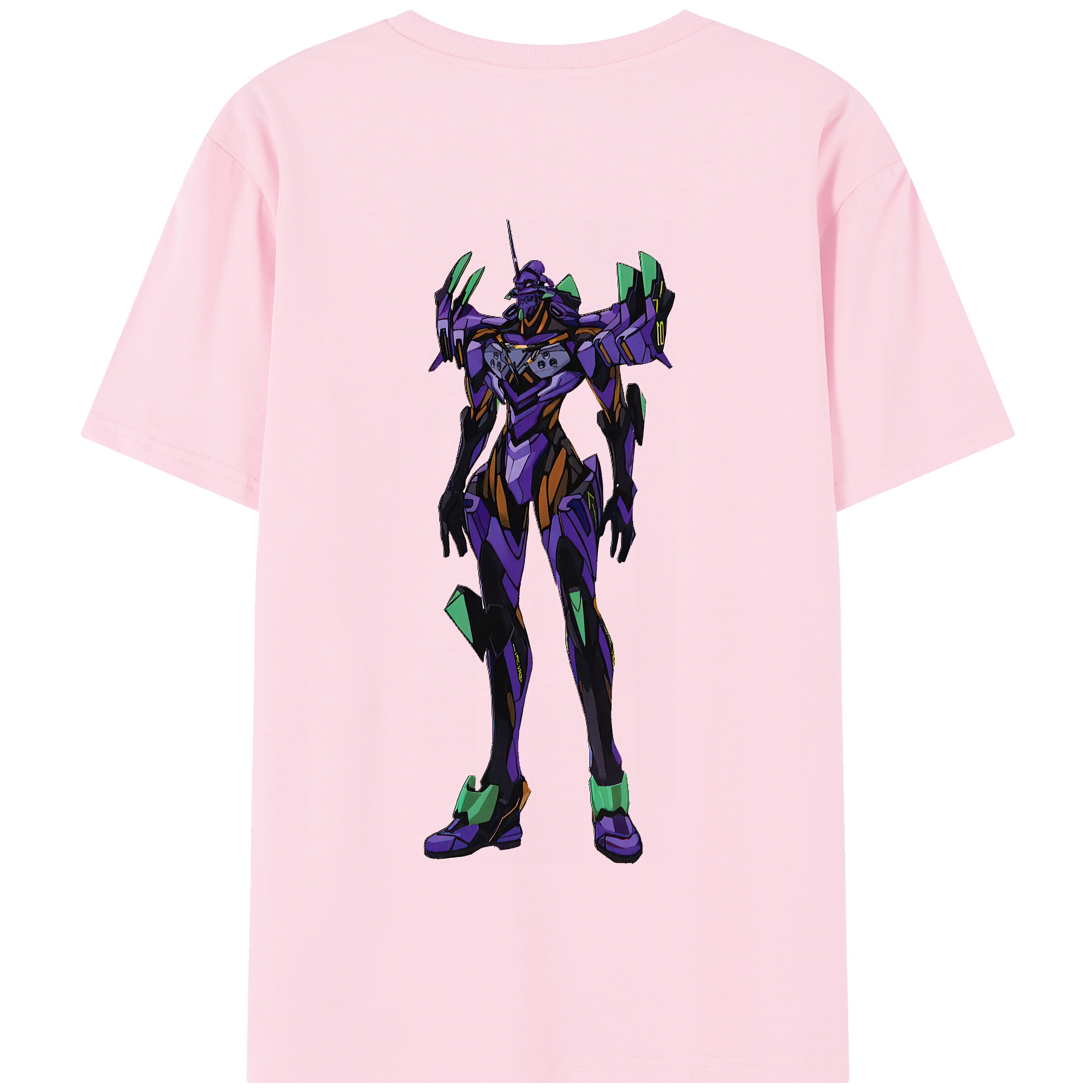 （画像用） EVA 新世紀エヴァンゲリオン 綿100％半袖Tシャツ（背面プリント）