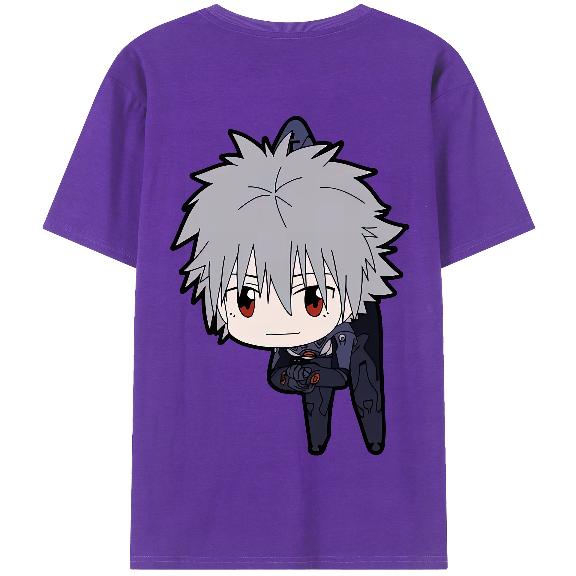 （画像用） EVA 新世紀エヴァンゲリオン 綿100％半袖Tシャツ（背面プリント）