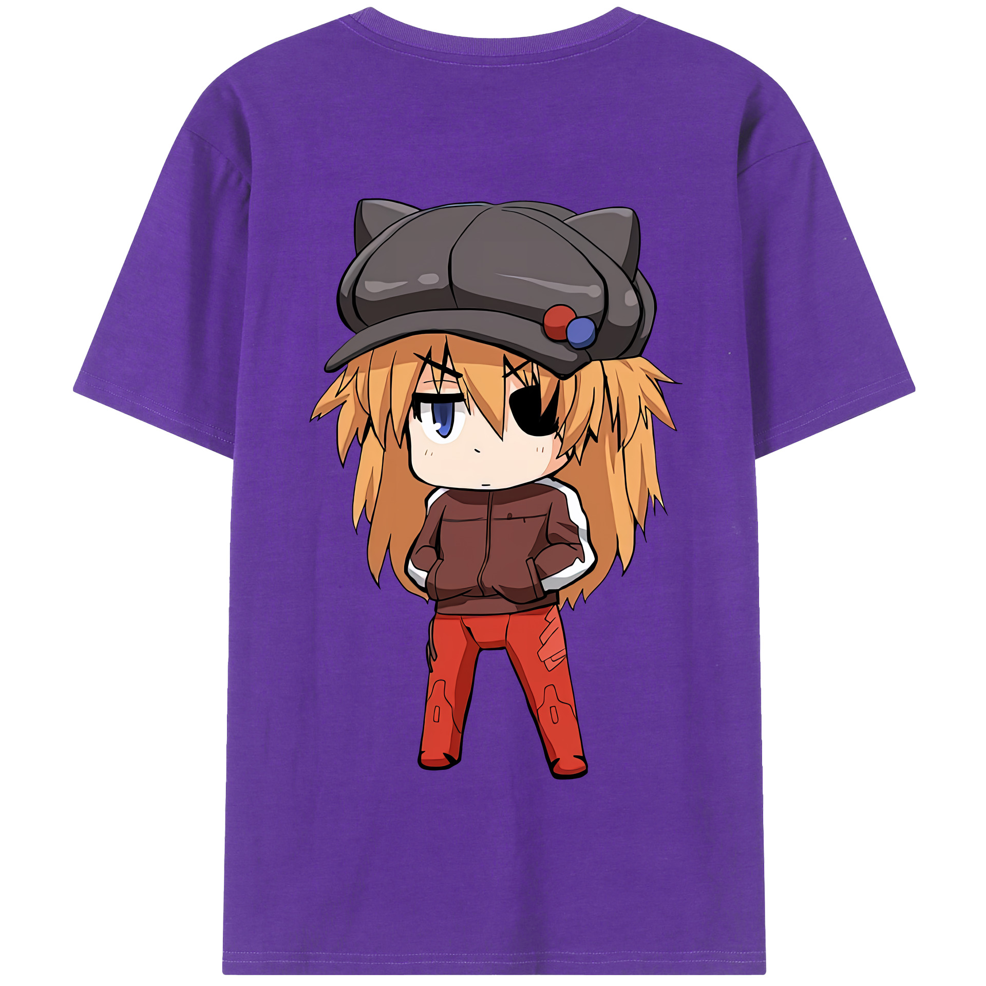 （画像用） EVA 新世紀エヴァンゲリオン 綿100％半袖Tシャツ（背面プリント）
