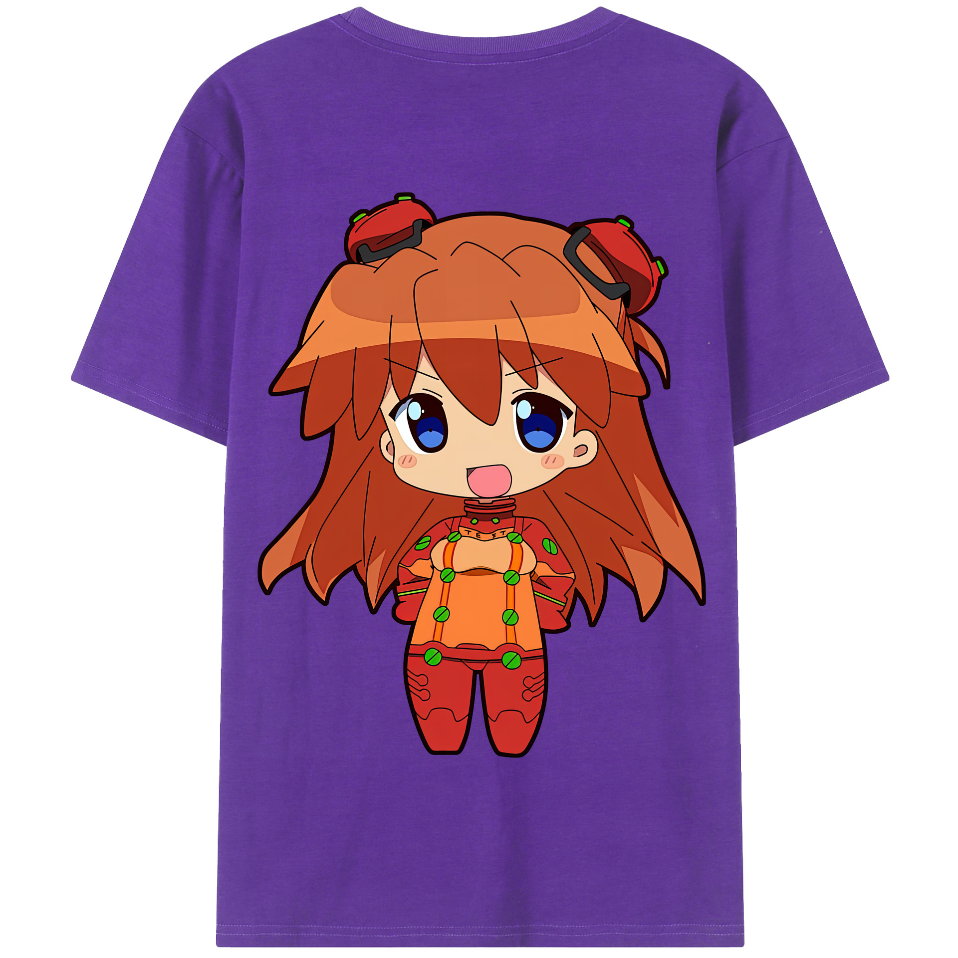 （画像用） EVA 新世紀エヴァンゲリオン 綿100％半袖Tシャツ（背面プリント）