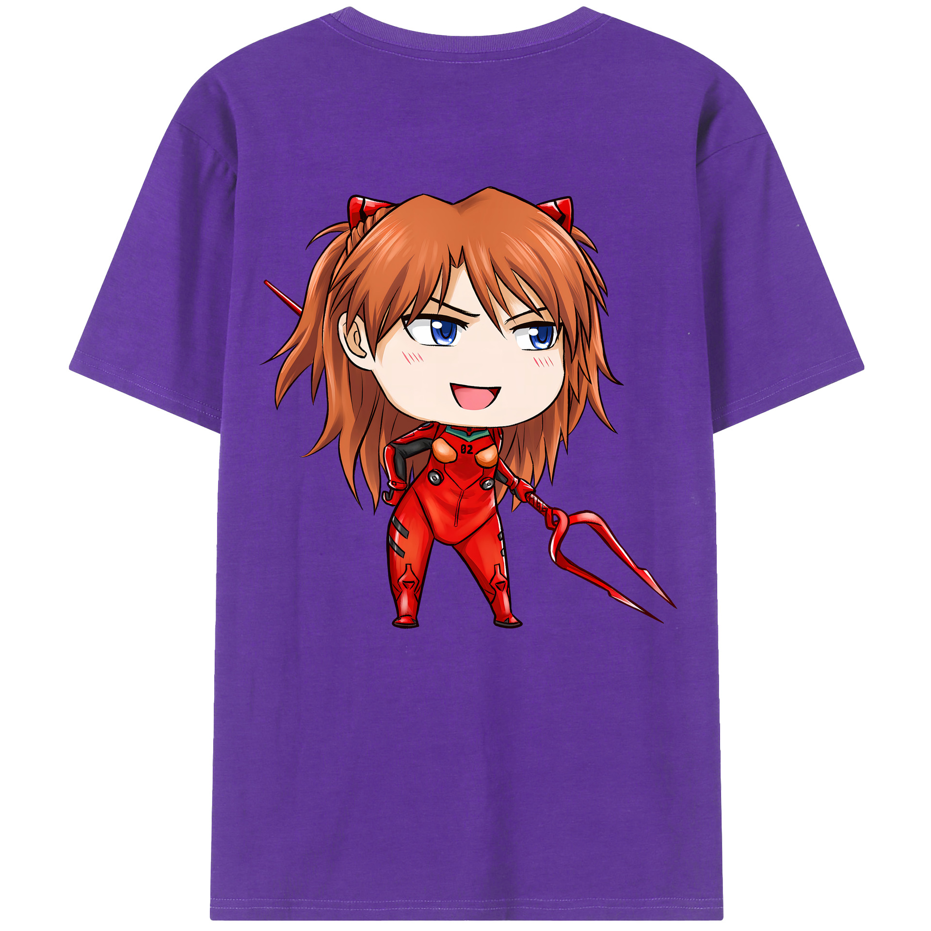 （画像用） EVA 新世紀エヴァンゲリオン 綿100％半袖Tシャツ（背面プリント）