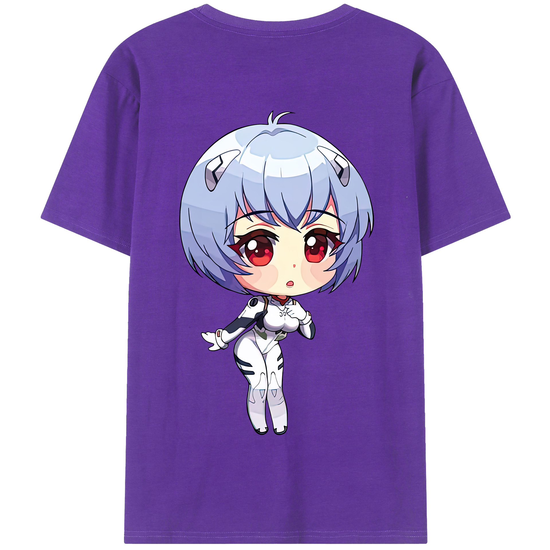 （画像用） EVA 新世紀エヴァンゲリオン 綿100％半袖Tシャツ（背面プリント）