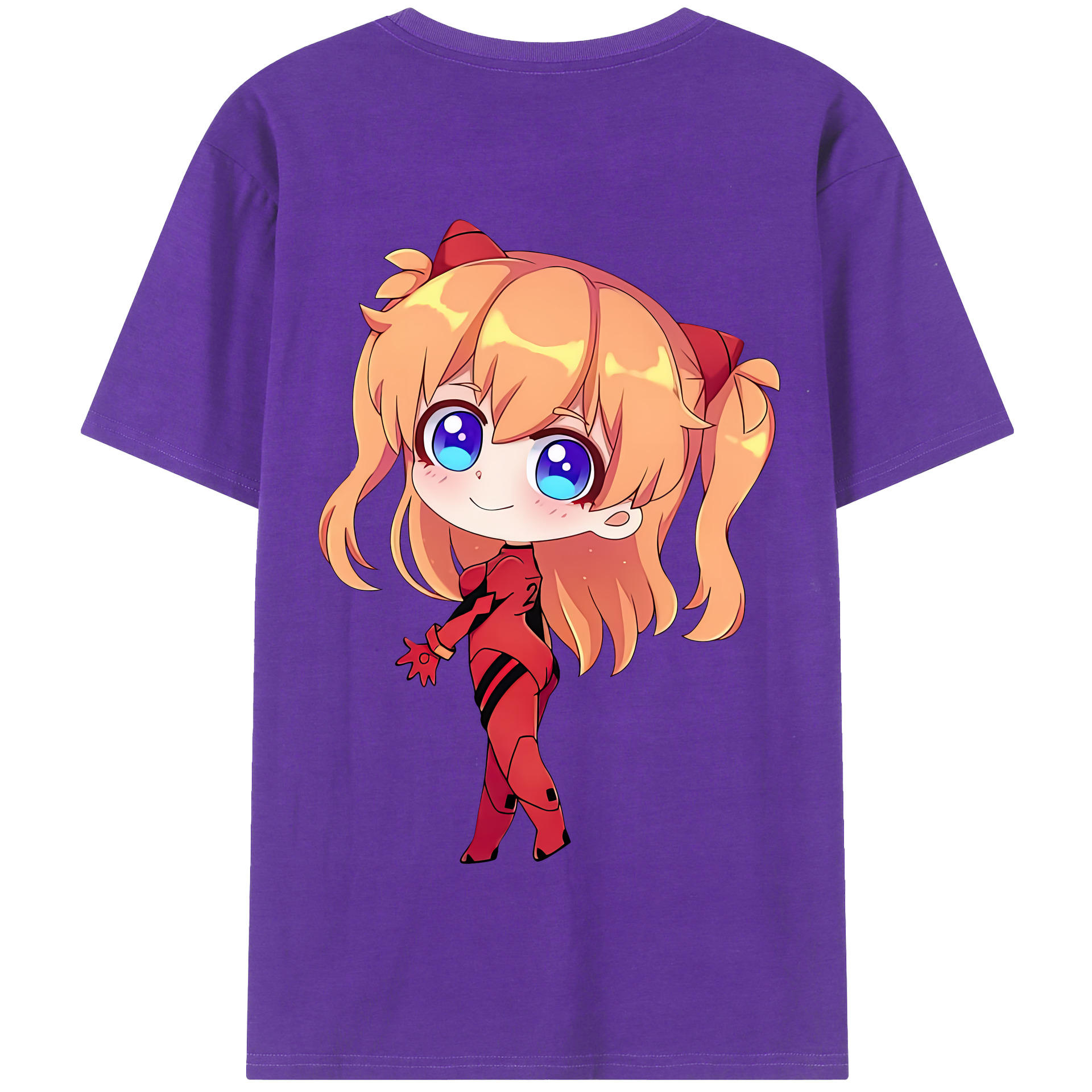 （画像用） EVA 新世紀エヴァンゲリオン 綿100％半袖Tシャツ（背面プリント）