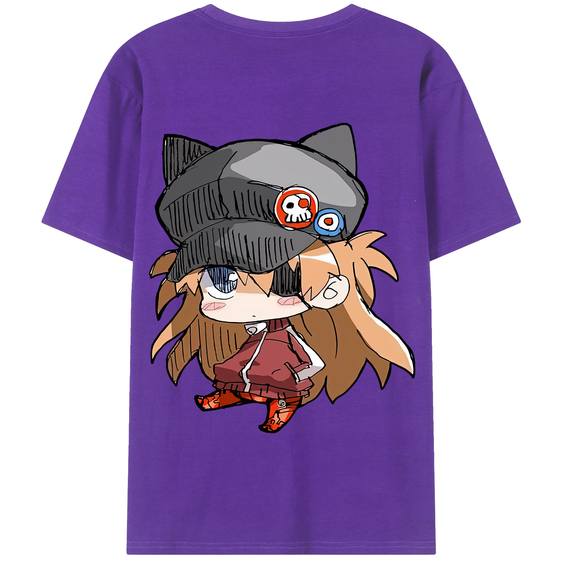 （画像用） EVA 新世紀エヴァンゲリオン 綿100％半袖Tシャツ（背面プリント）