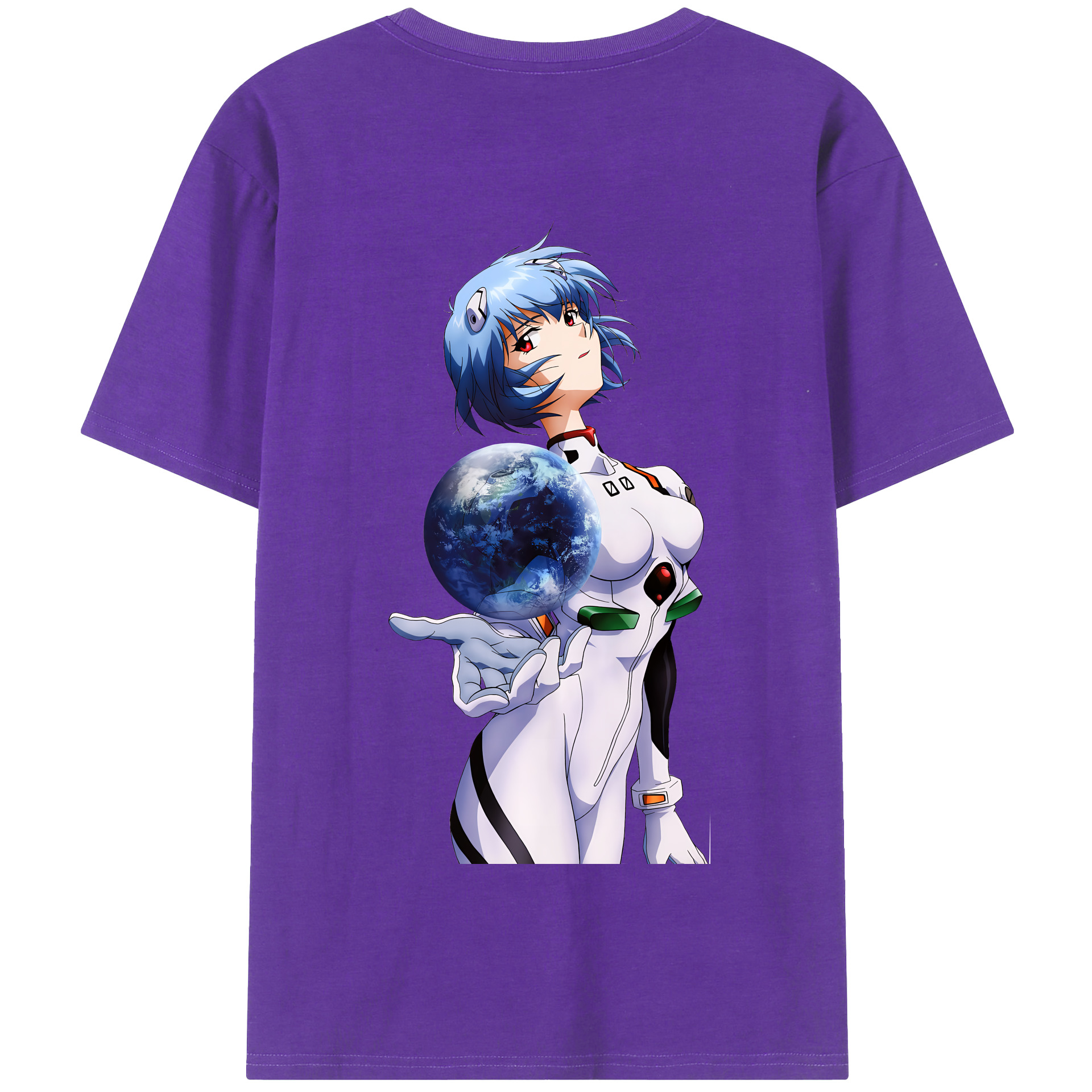 （画像用） EVA 新世紀エヴァンゲリオン 綿100％半袖Tシャツ（背面プリント）