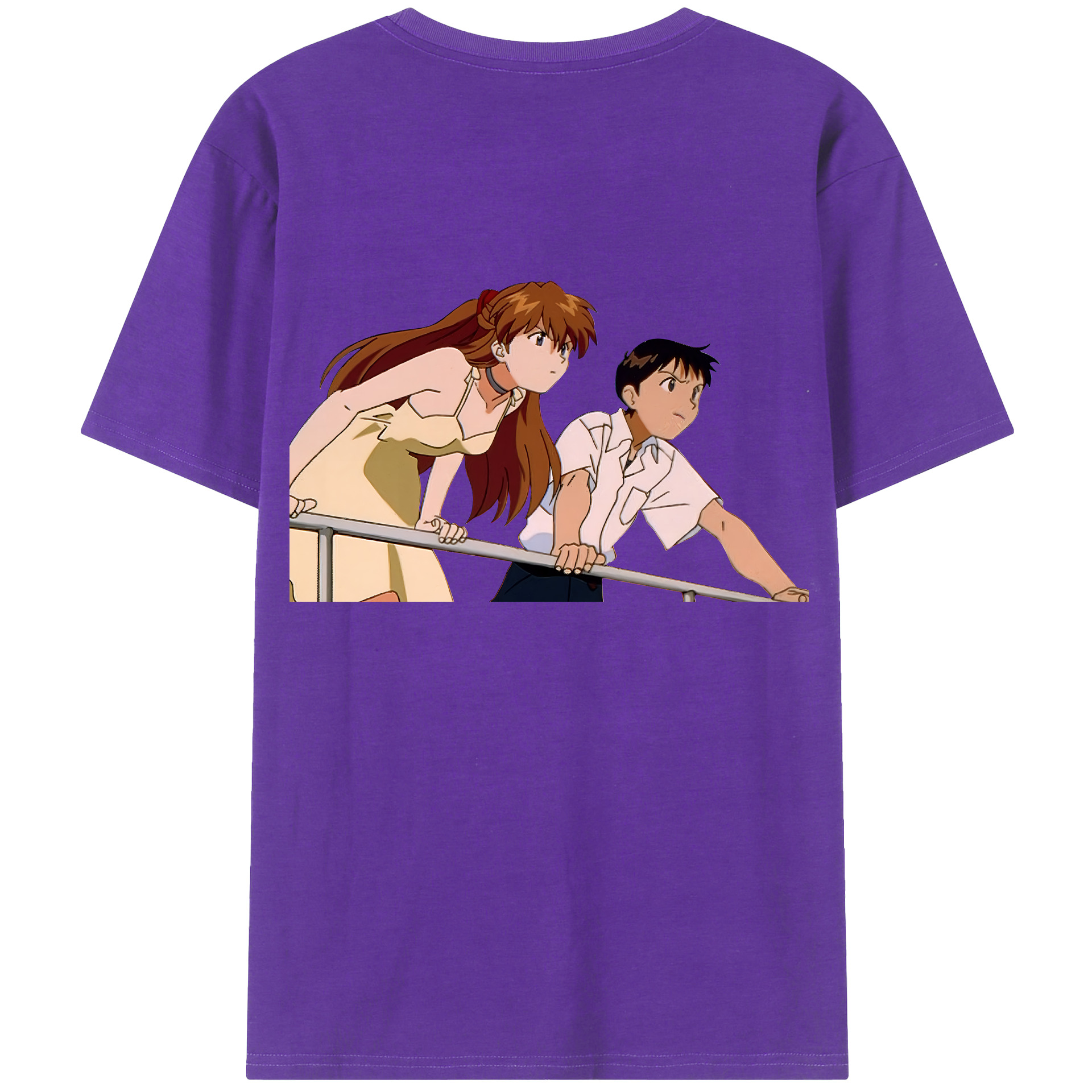 （画像用） EVA 新世紀エヴァンゲリオン 綿100％半袖Tシャツ（背面プリント）
