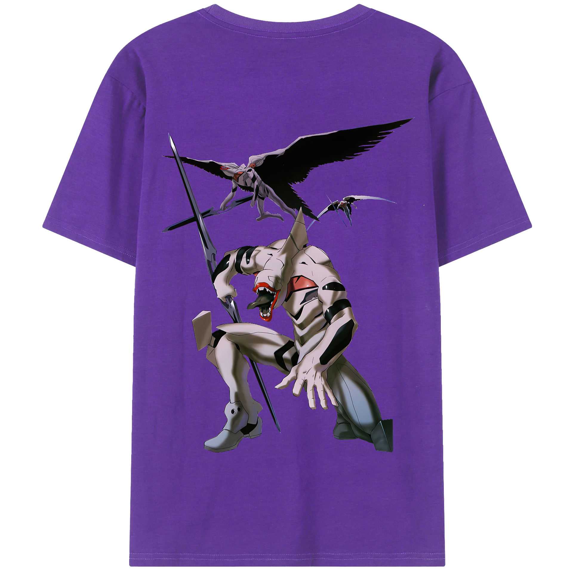 （画像用） EVA 新世紀エヴァンゲリオン 綿100％半袖Tシャツ（背面プリント）
