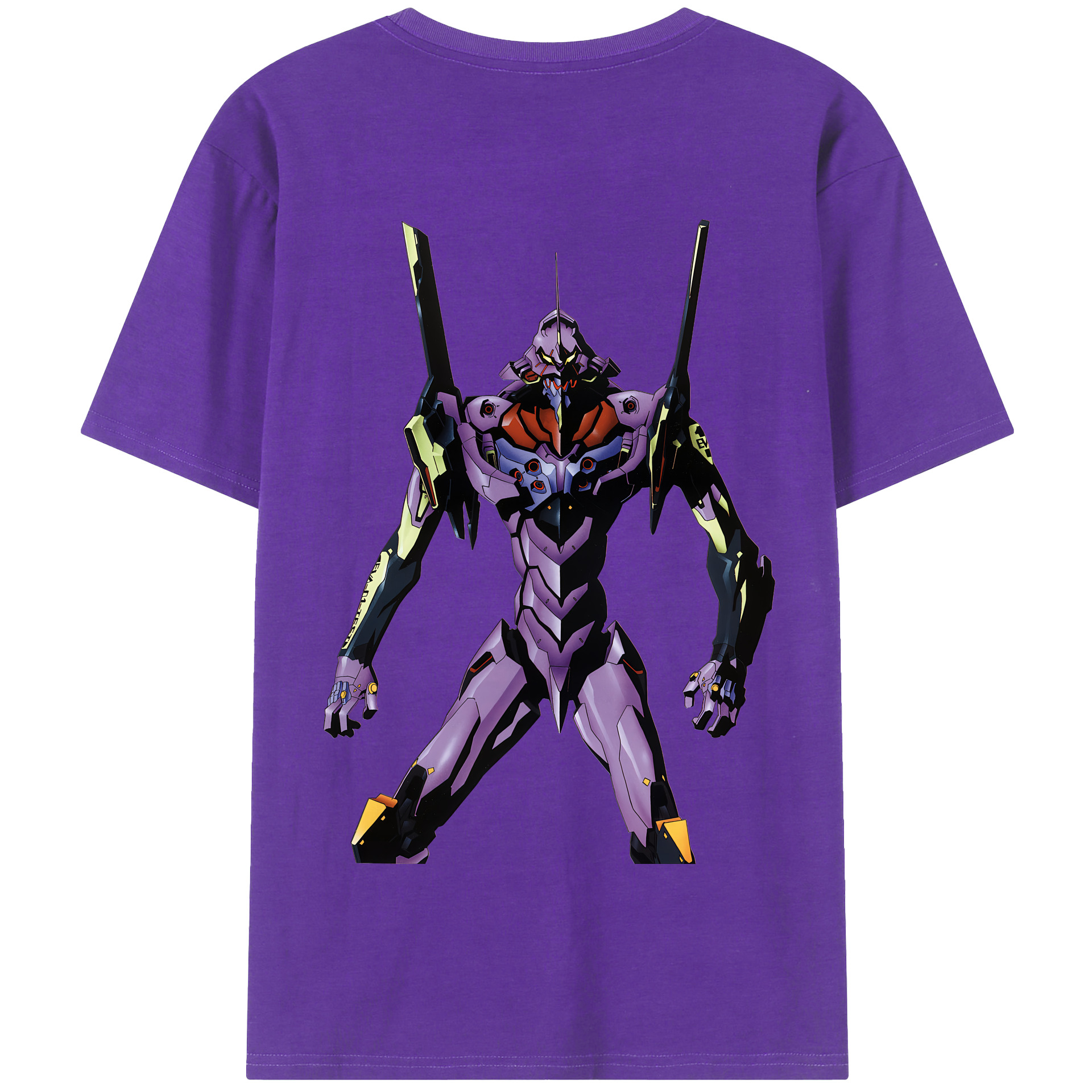 （画像用） EVA 新世紀エヴァンゲリオン 綿100％半袖Tシャツ（背面プリント）
