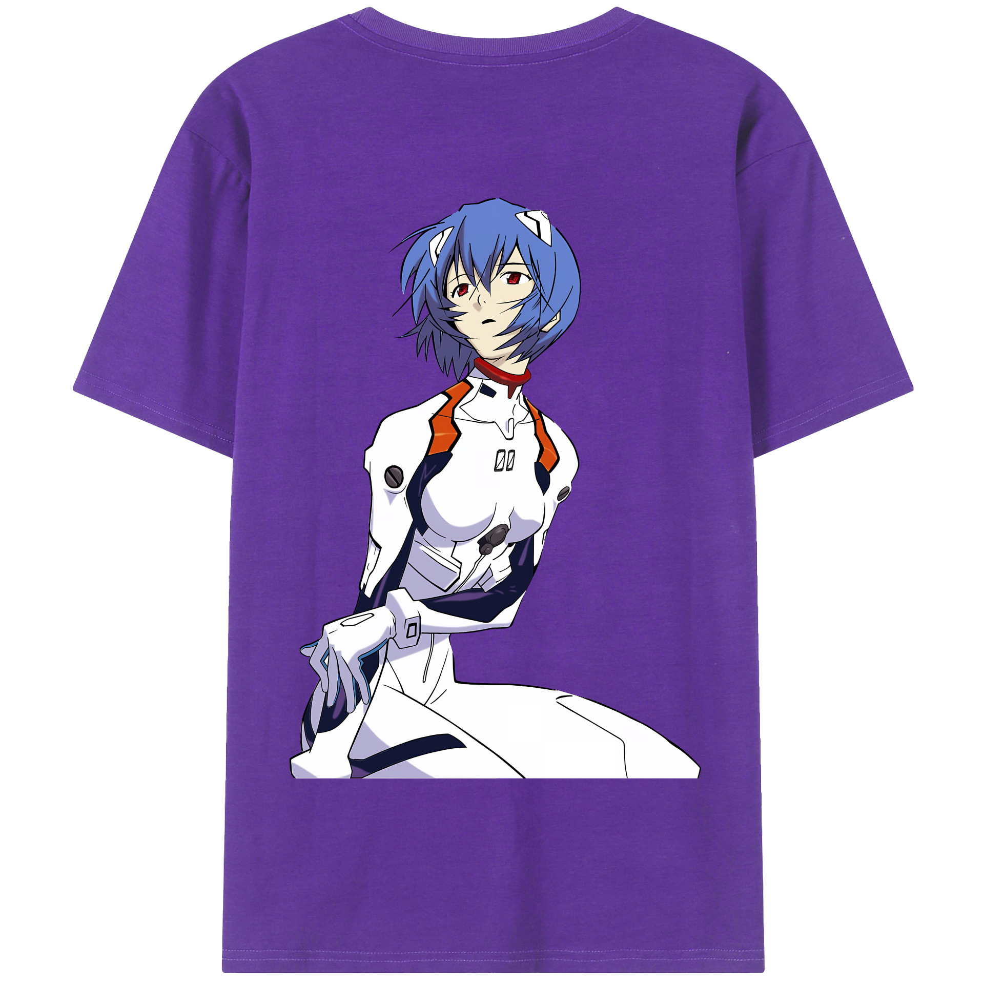 （画像用） EVA 新世紀エヴァンゲリオン 綿100％半袖Tシャツ（背面プリント）