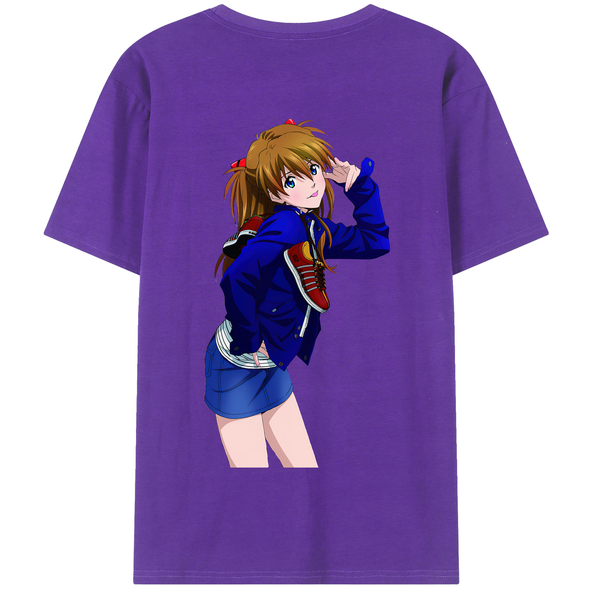 （画像用） EVA 新世紀エヴァンゲリオン 綿100％半袖Tシャツ（背面プリント）