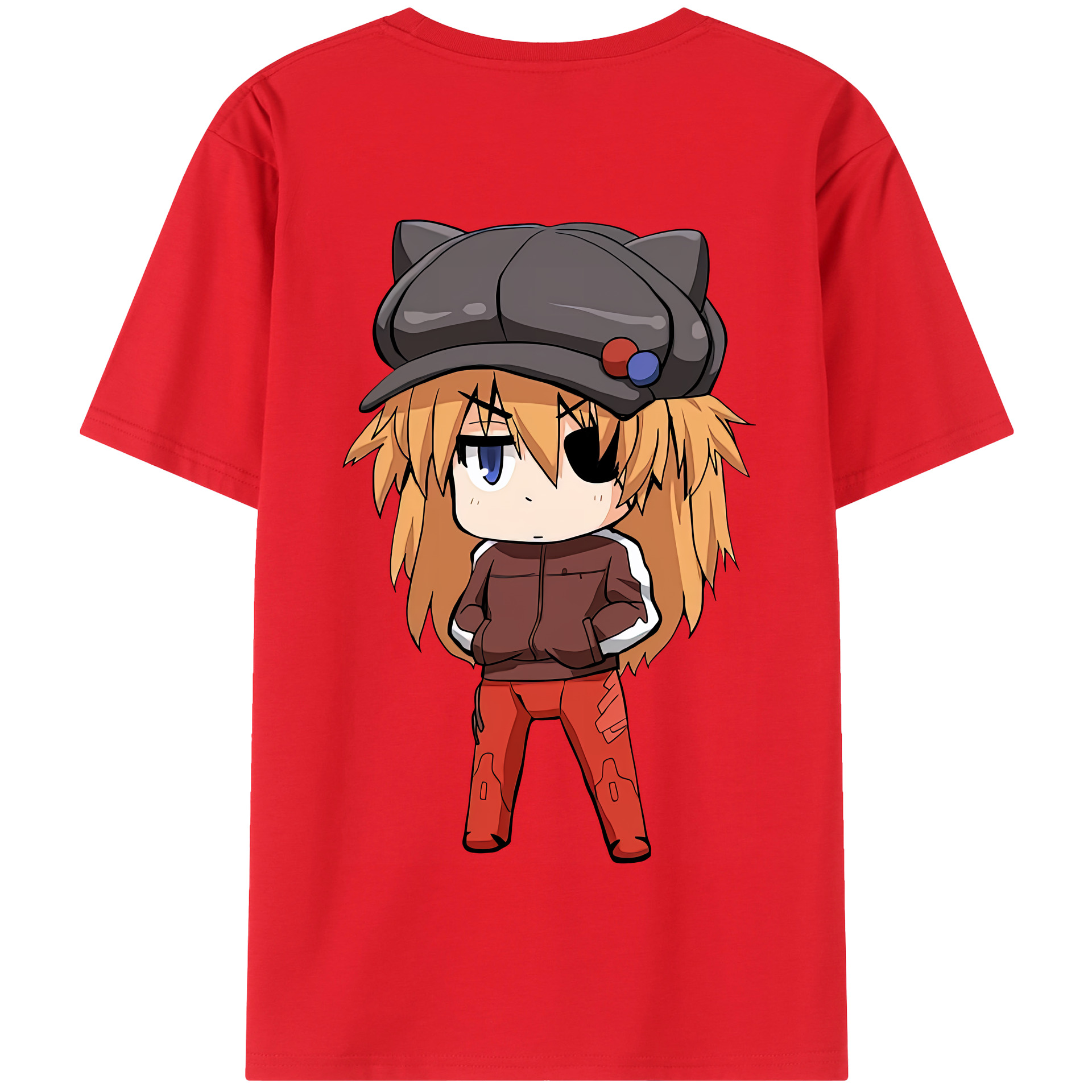 （画像用） EVA 新世紀エヴァンゲリオン 綿100％半袖Tシャツ（背面プリント）
