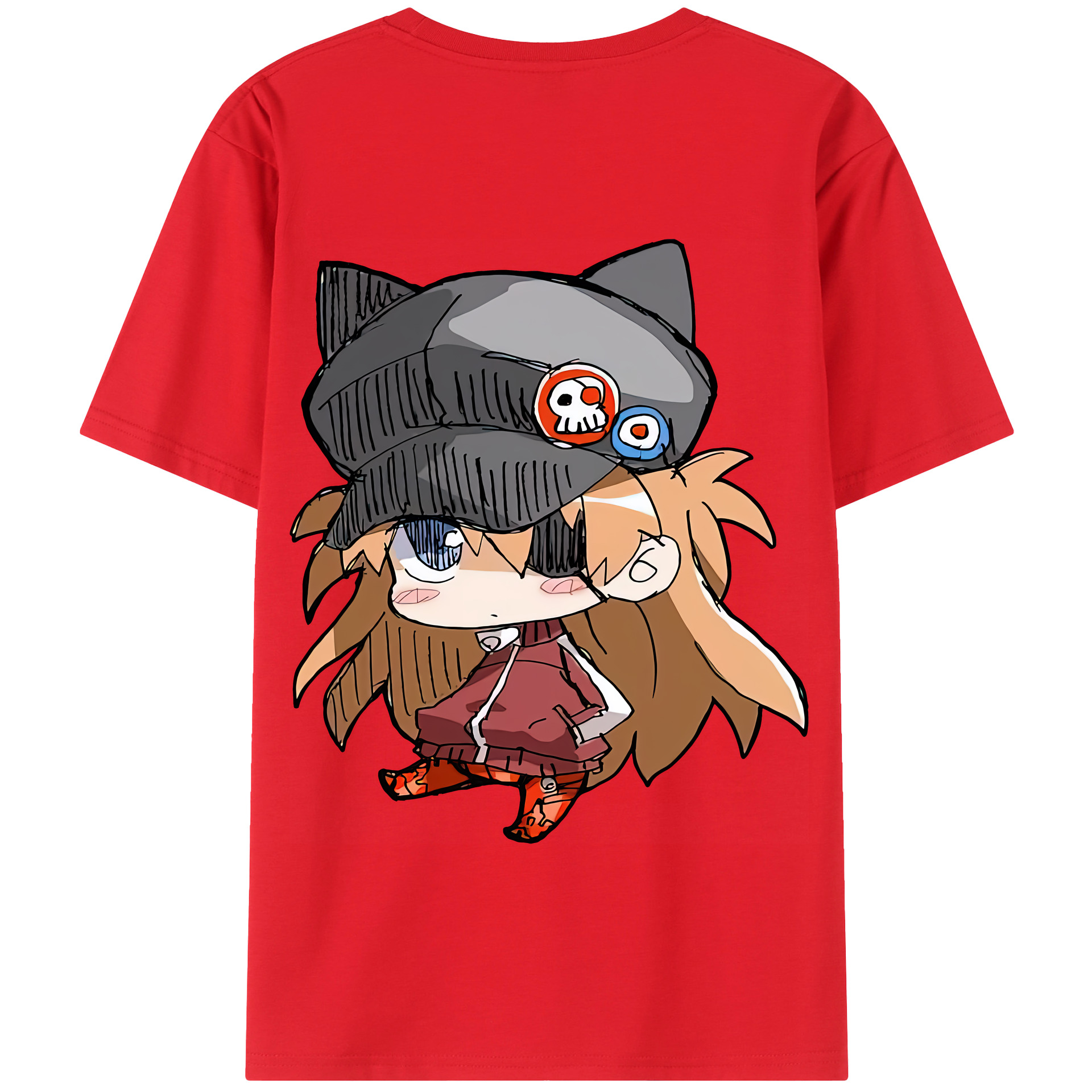 （画像用） EVA 新世紀エヴァンゲリオン 綿100％半袖Tシャツ（背面プリント）