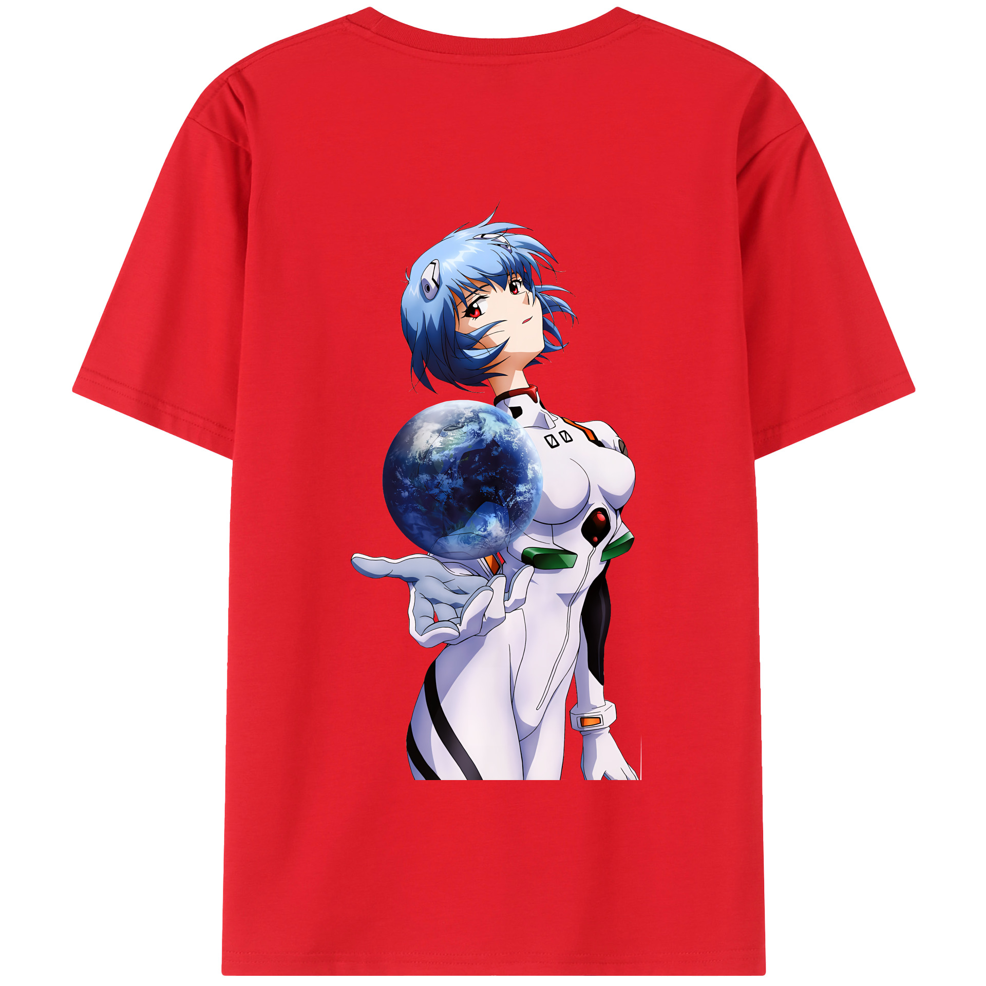 （画像用） EVA 新世紀エヴァンゲリオン 綿100％半袖Tシャツ（背面プリント）