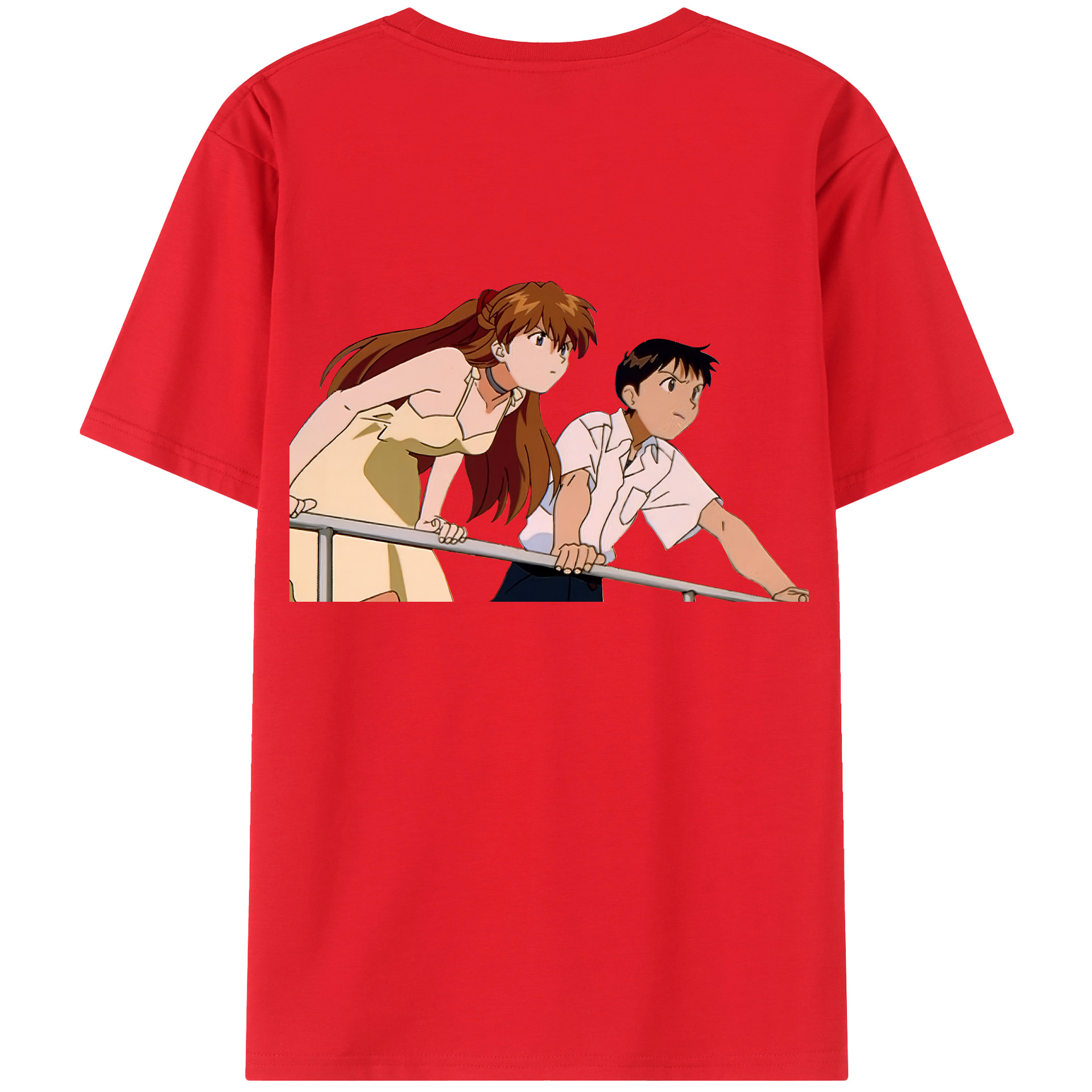 （画像用） EVA 新世紀エヴァンゲリオン 綿100％半袖Tシャツ（背面プリント）