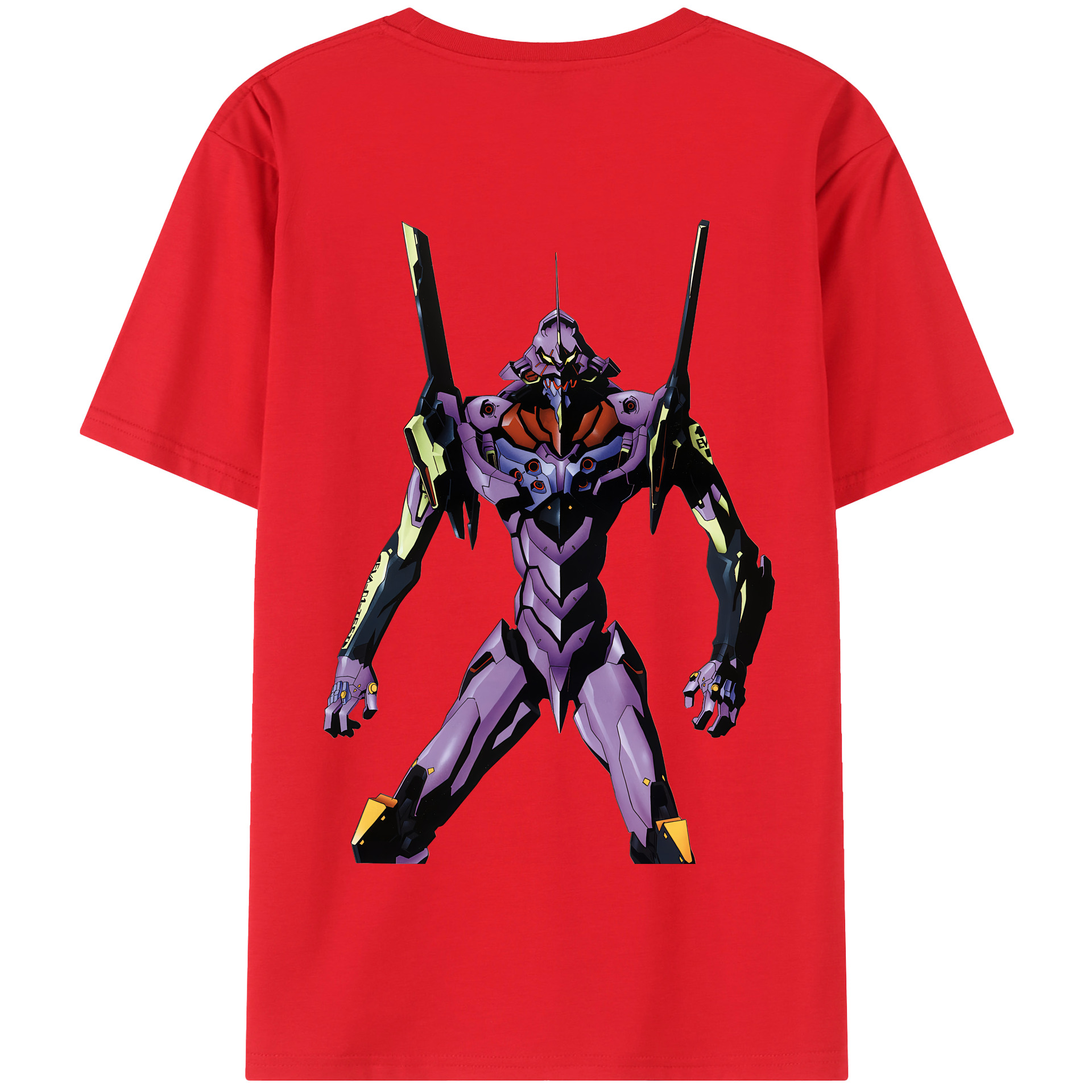 （画像用） EVA 新世紀エヴァンゲリオン 綿100％半袖Tシャツ（背面プリント）
