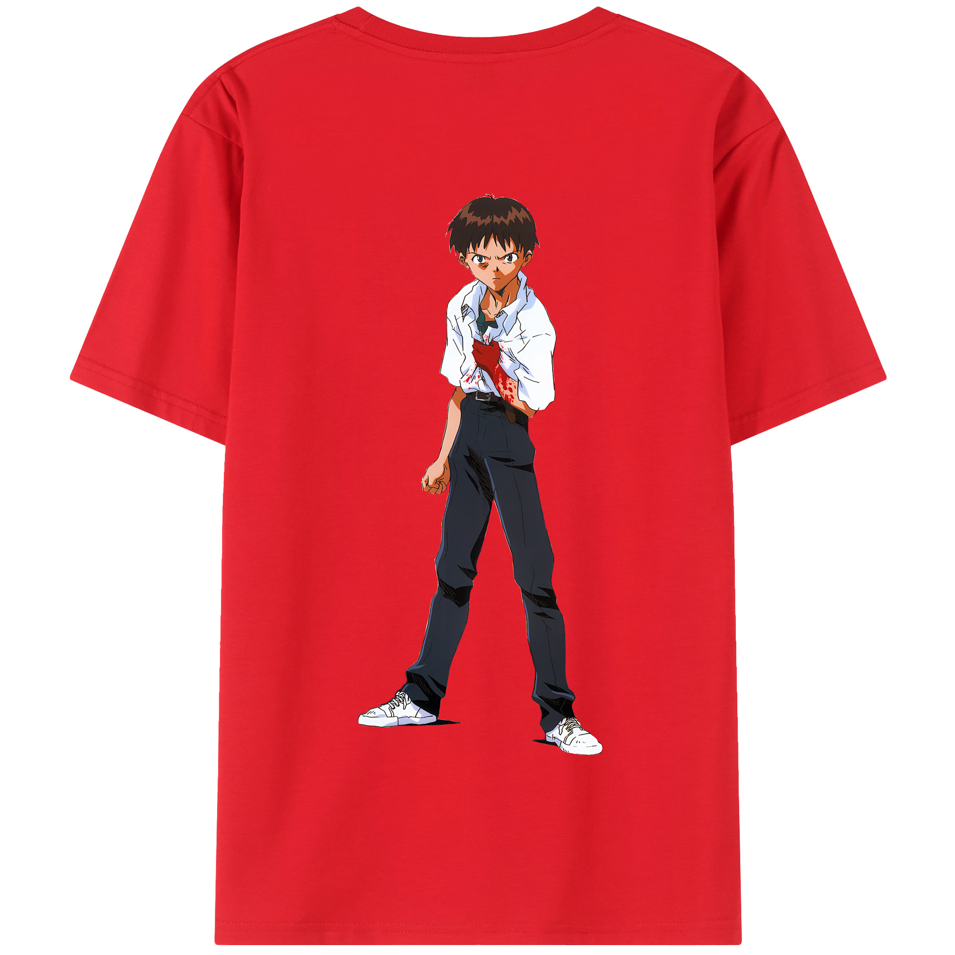 （画像用） EVA 新世紀エヴァンゲリオン 綿100％半袖Tシャツ（背面プリント）