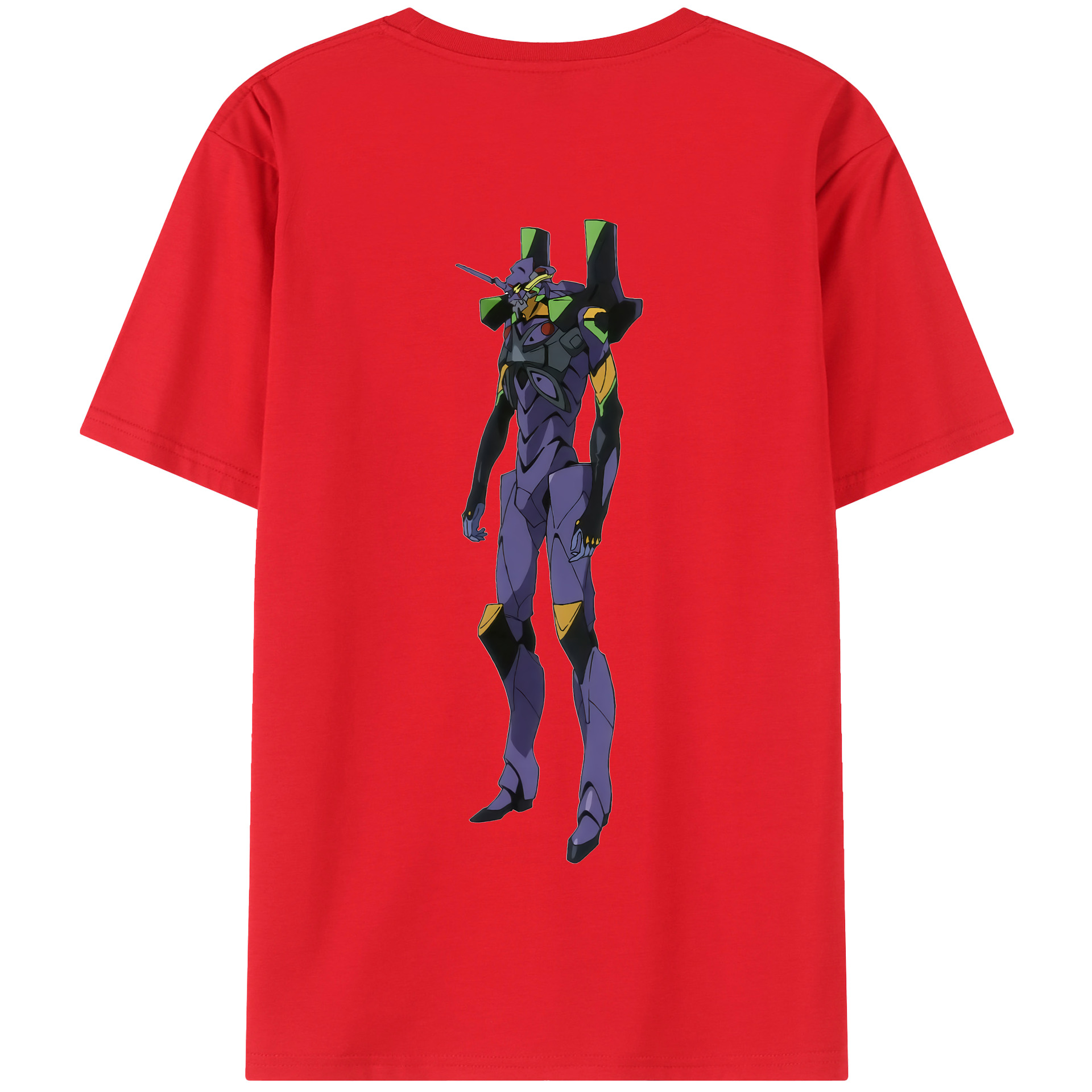 （画像用） EVA 新世紀エヴァンゲリオン 綿100％半袖Tシャツ（背面プリント）
