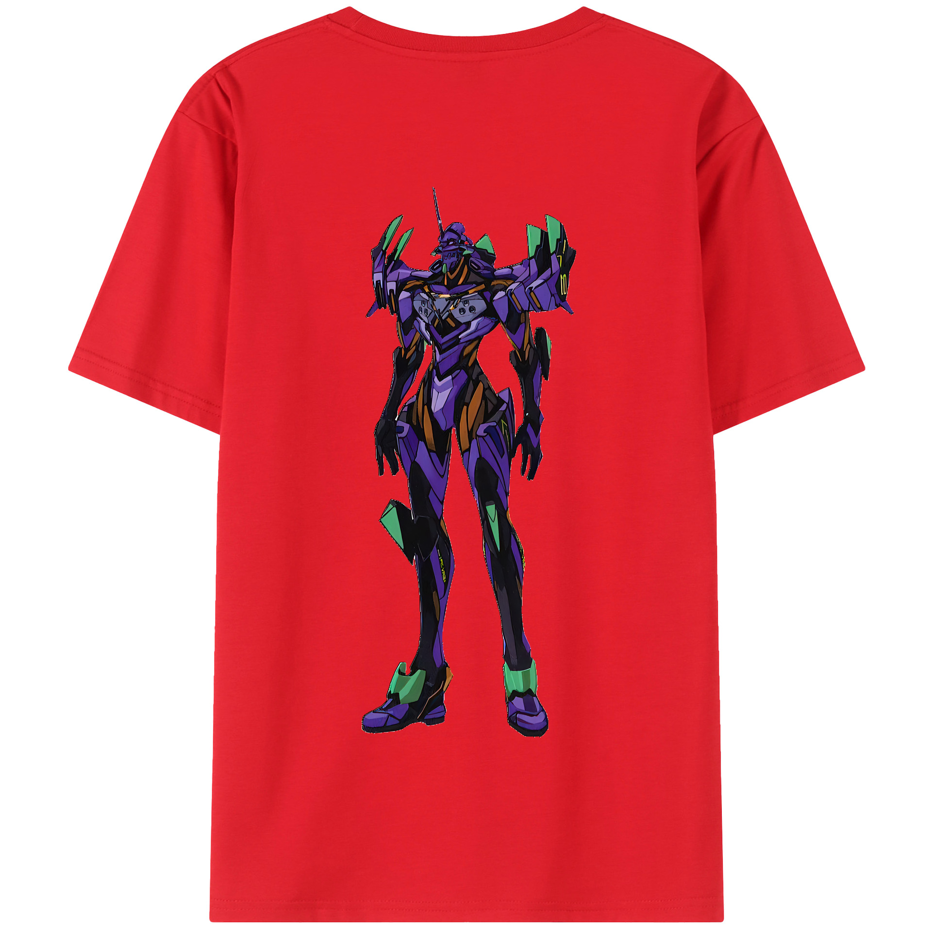 （画像用） EVA 新世紀エヴァンゲリオン 綿100％半袖Tシャツ（背面プリント）