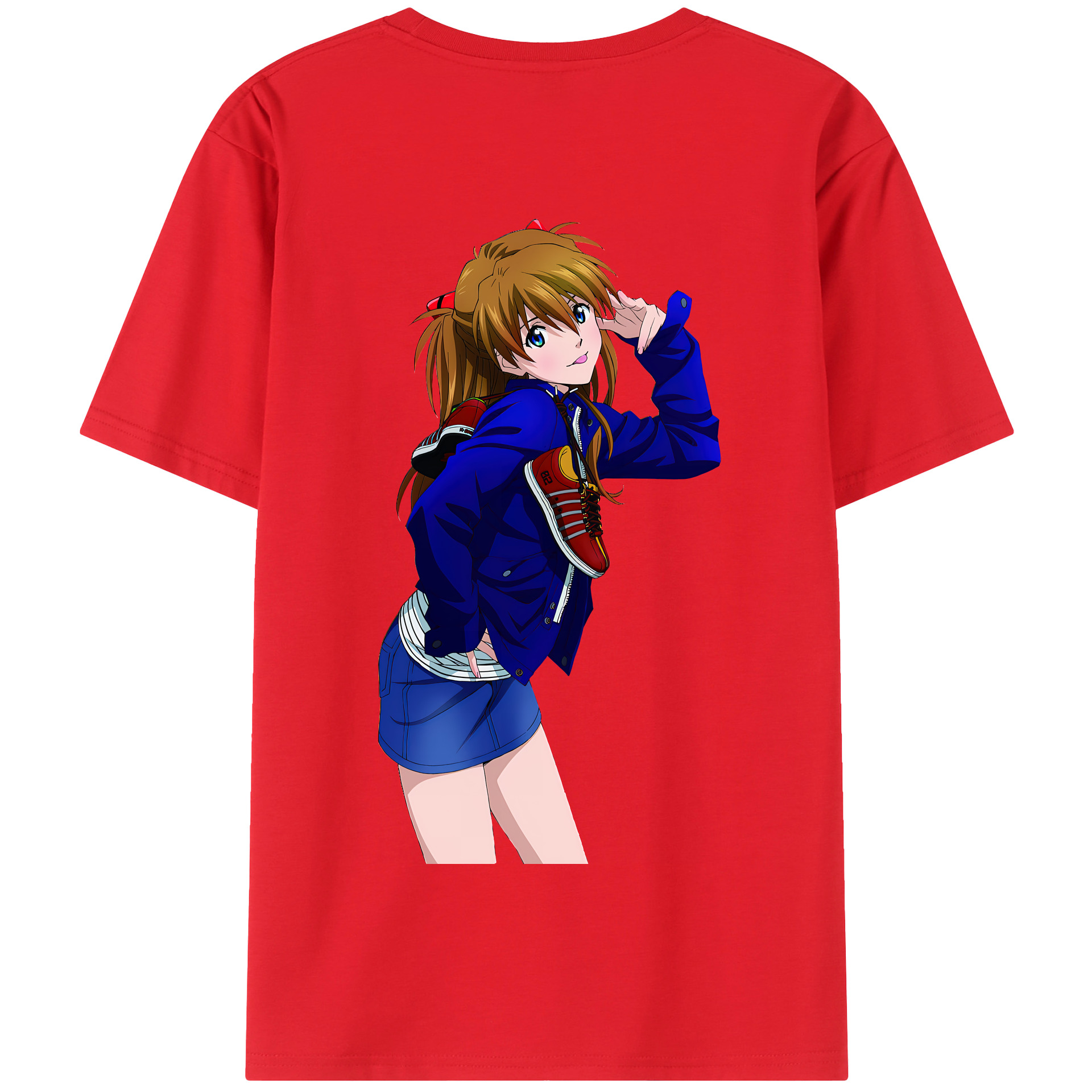 （画像用） EVA 新世紀エヴァンゲリオン 綿100％半袖Tシャツ（背面プリント）