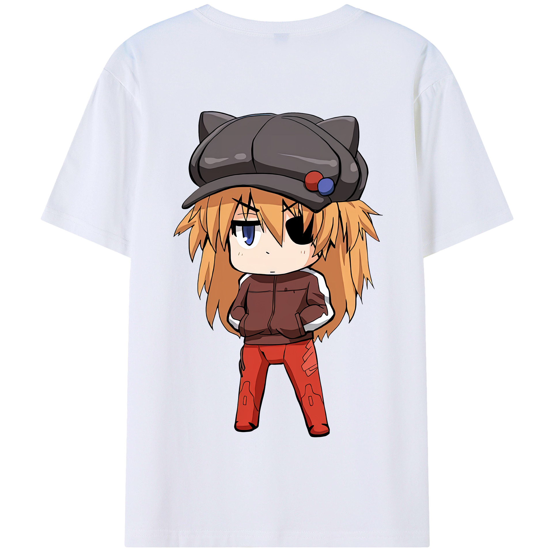（画像用） EVA 新世紀エヴァンゲリオン 綿100％半袖Tシャツ（背面プリント）