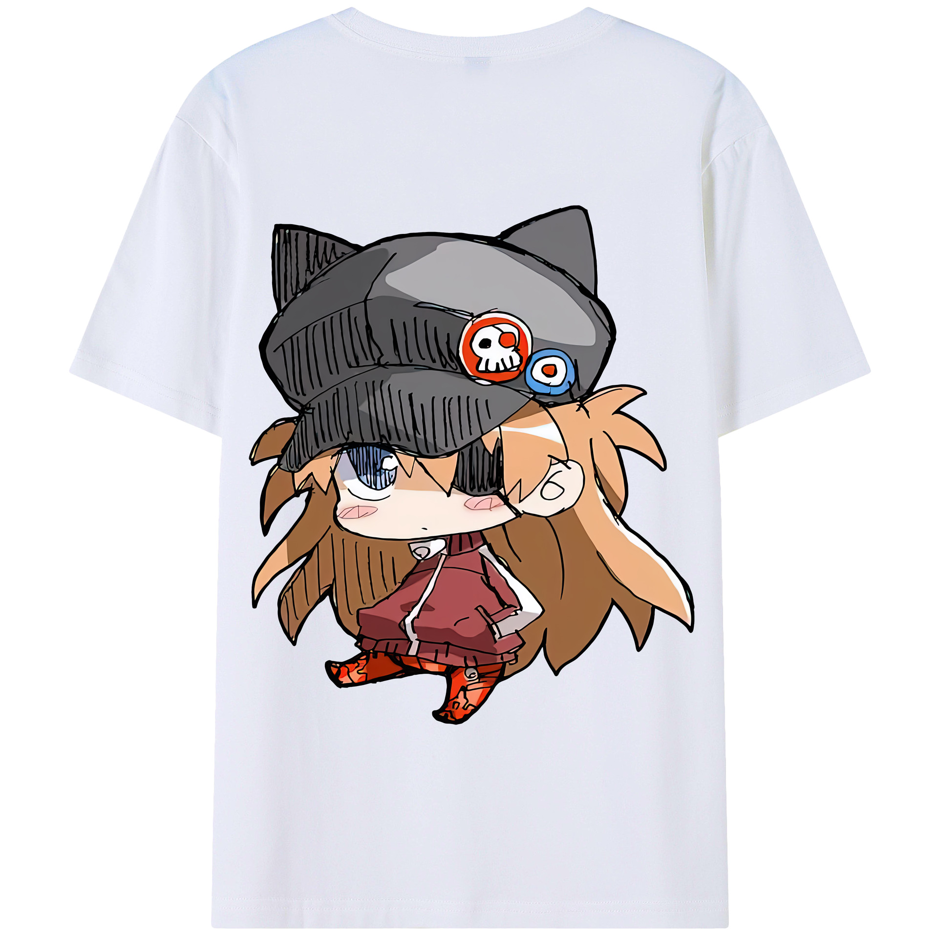 （画像用） EVA 新世紀エヴァンゲリオン 綿100％半袖Tシャツ（背面プリント）