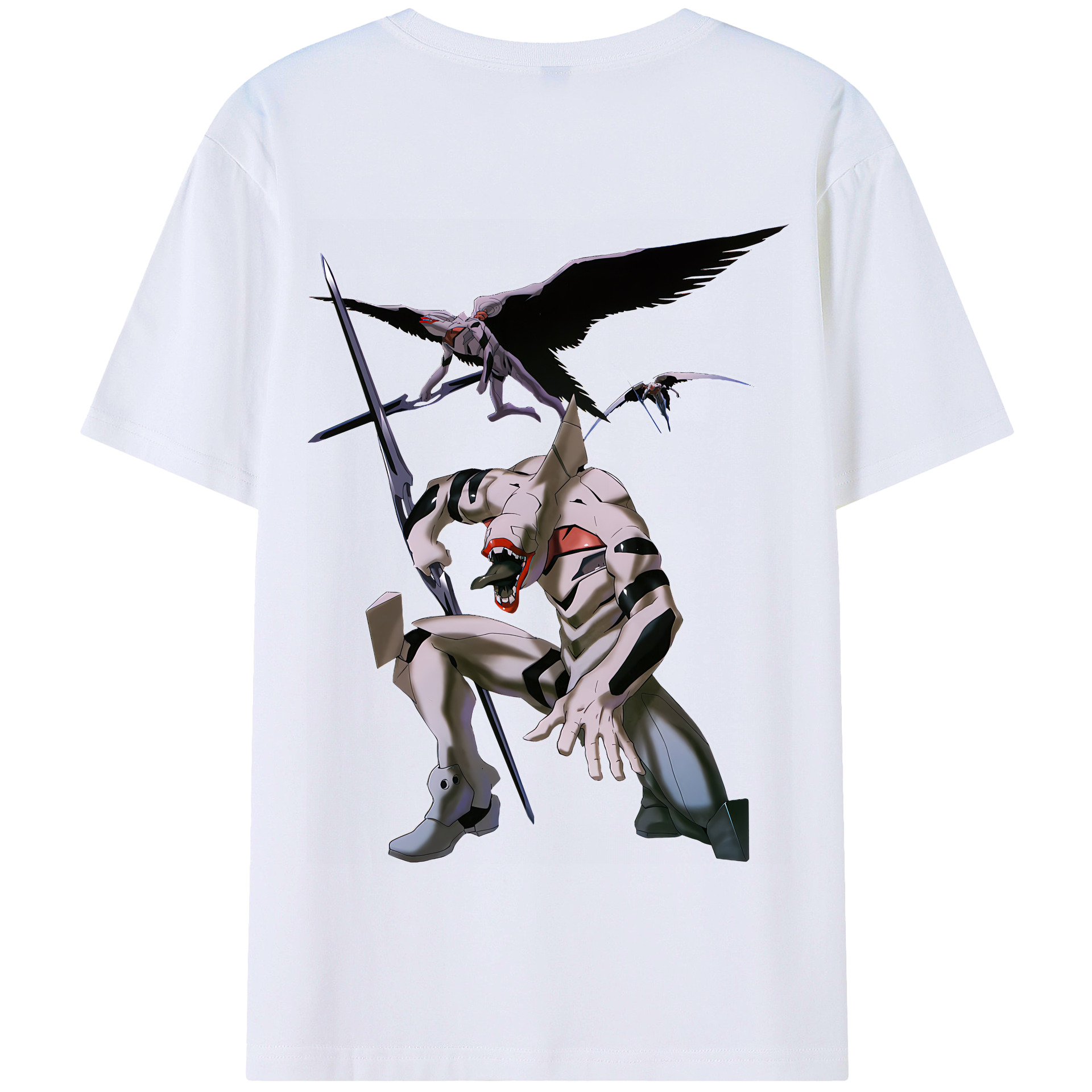 （画像用） EVA 新世紀エヴァンゲリオン 綿100％半袖Tシャツ（背面プリント）